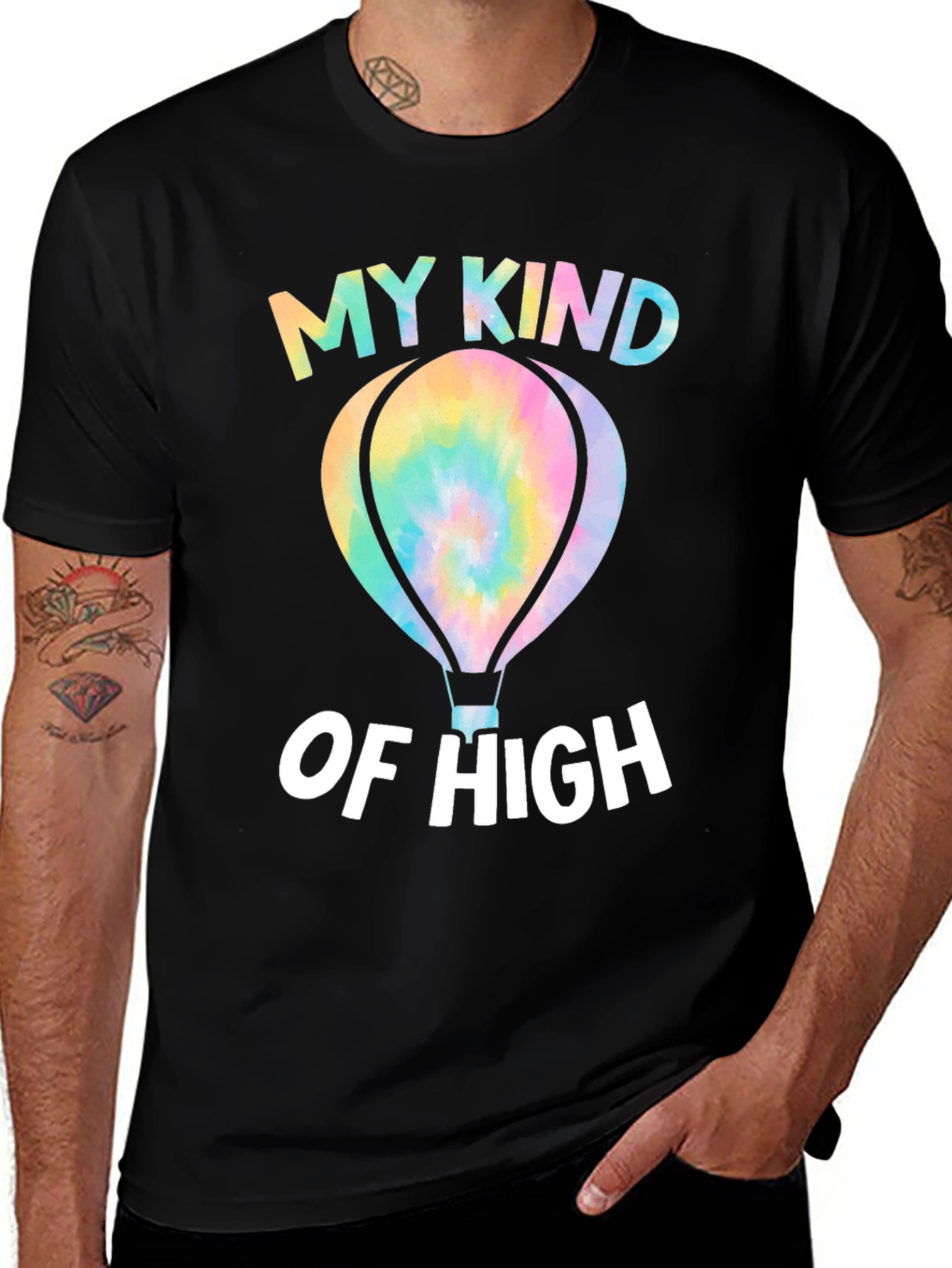 My Kind of High Hot Air Balloon Graphic Tee