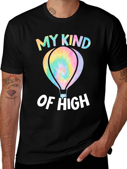 My Kind of High Hot Air Balloon Graphic Tee