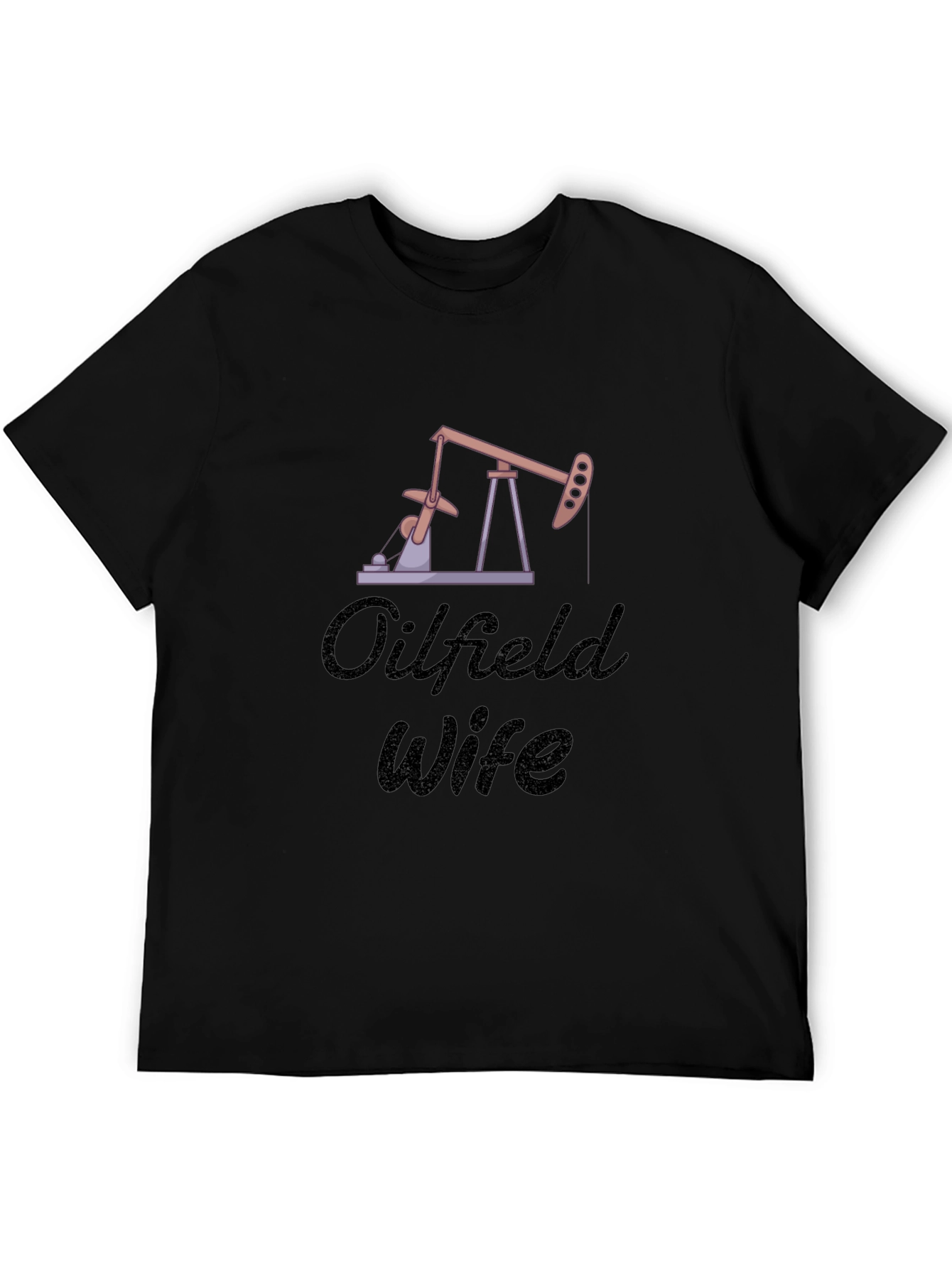Oilfield Wife Graphic Tee - Black