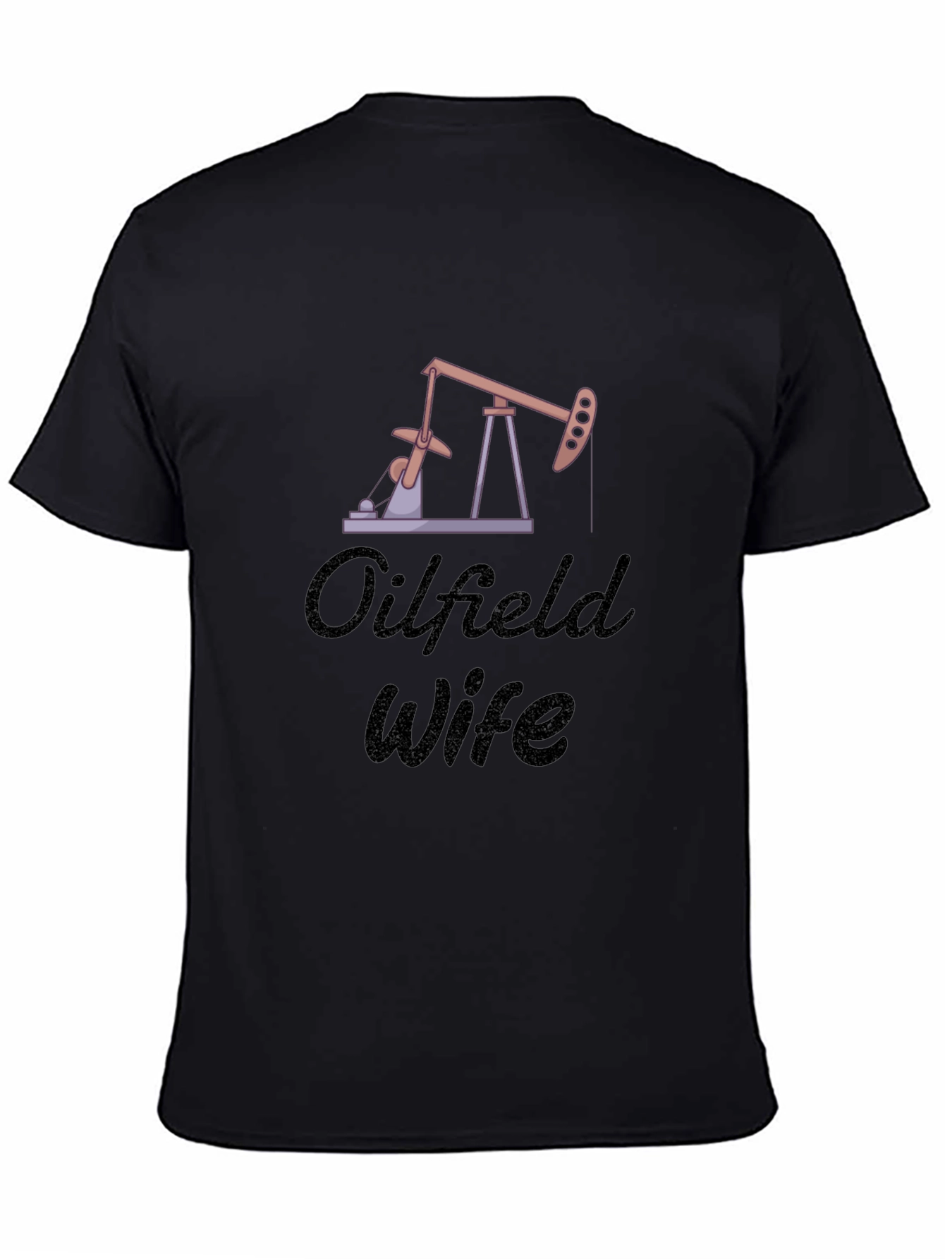 Oilfield Wife Graphic Tee - Black