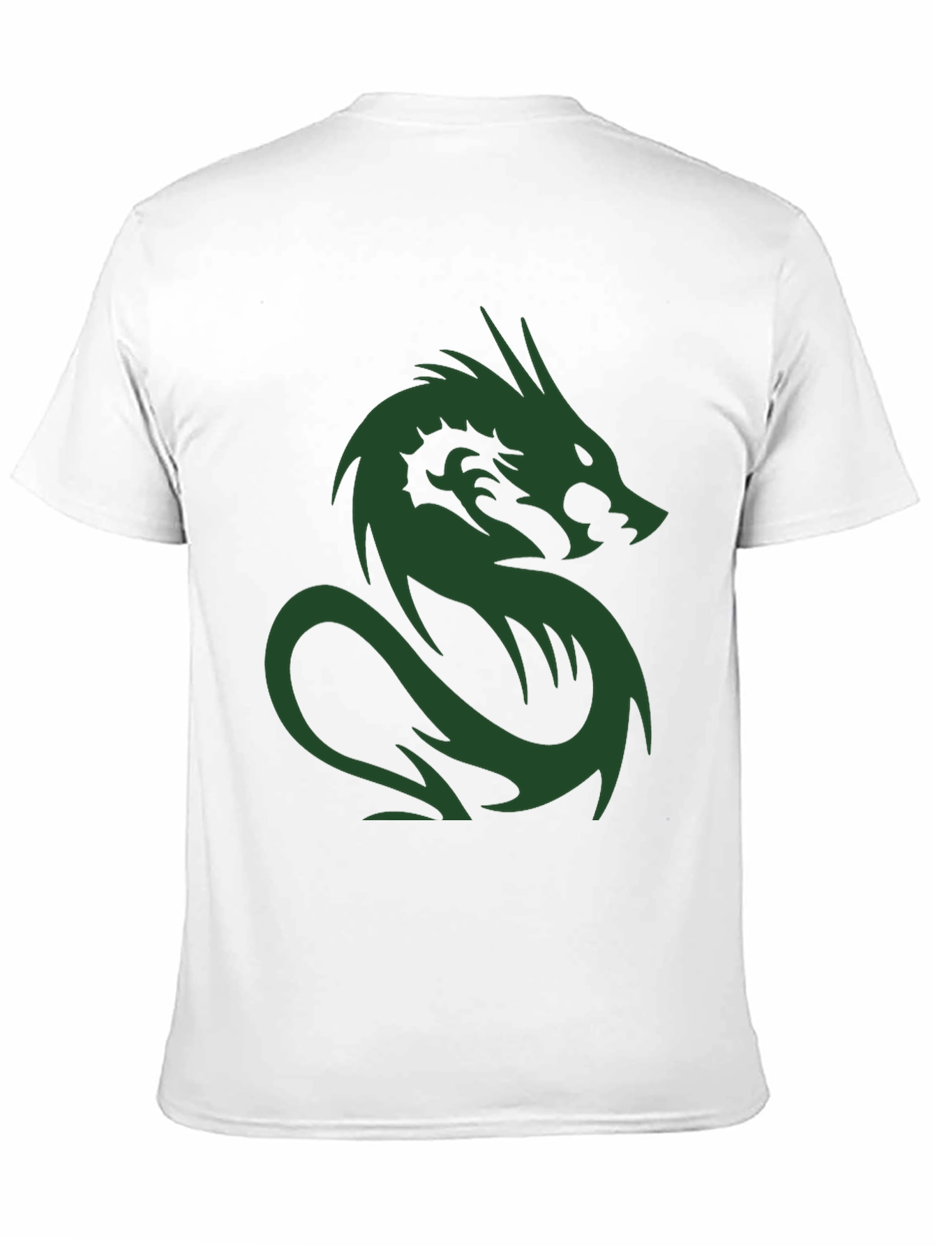 Dragon Graphic Print Crew Neck T-Shirt