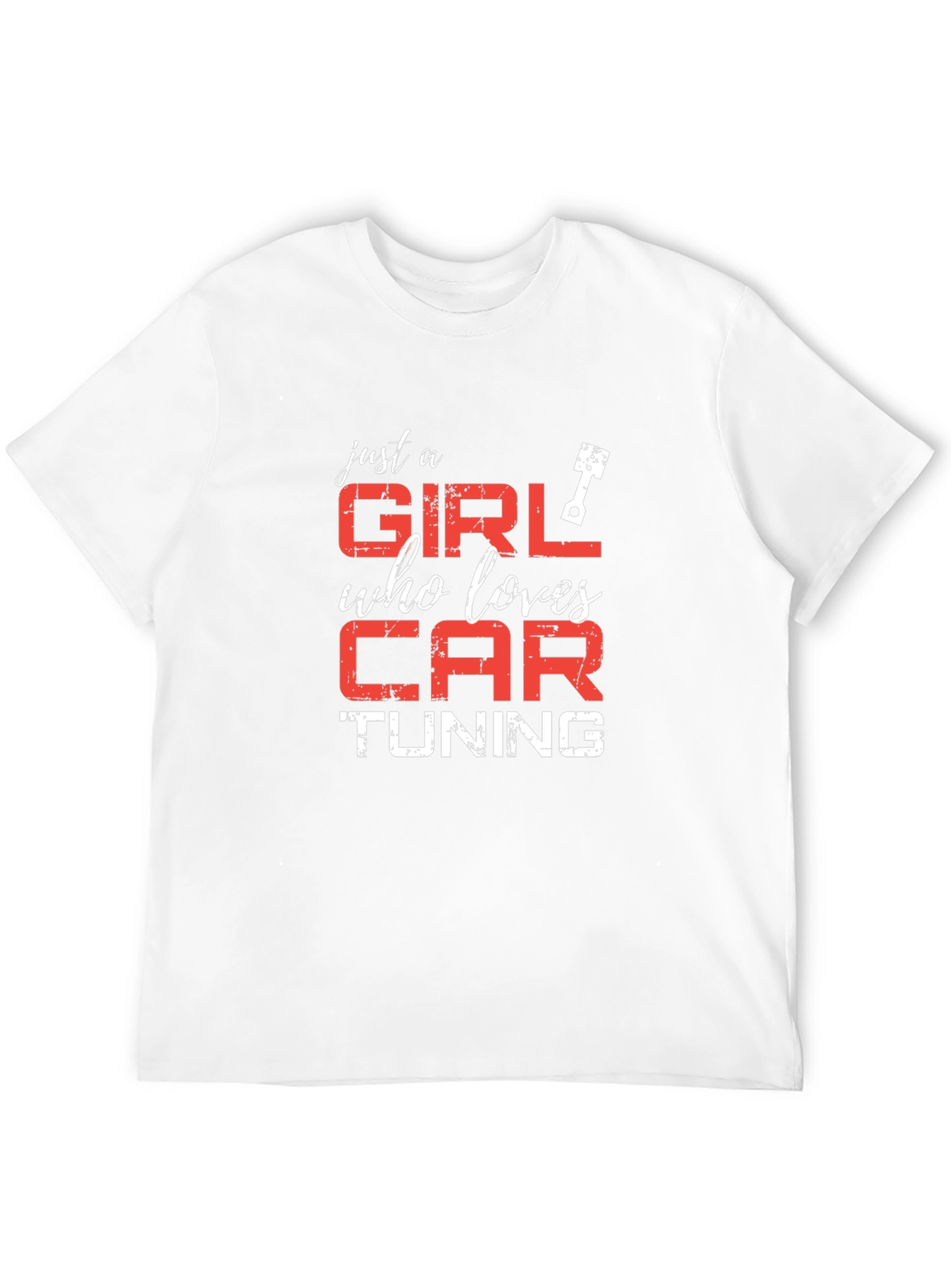 Girl Who Loves Car Tuning Graphic Tee