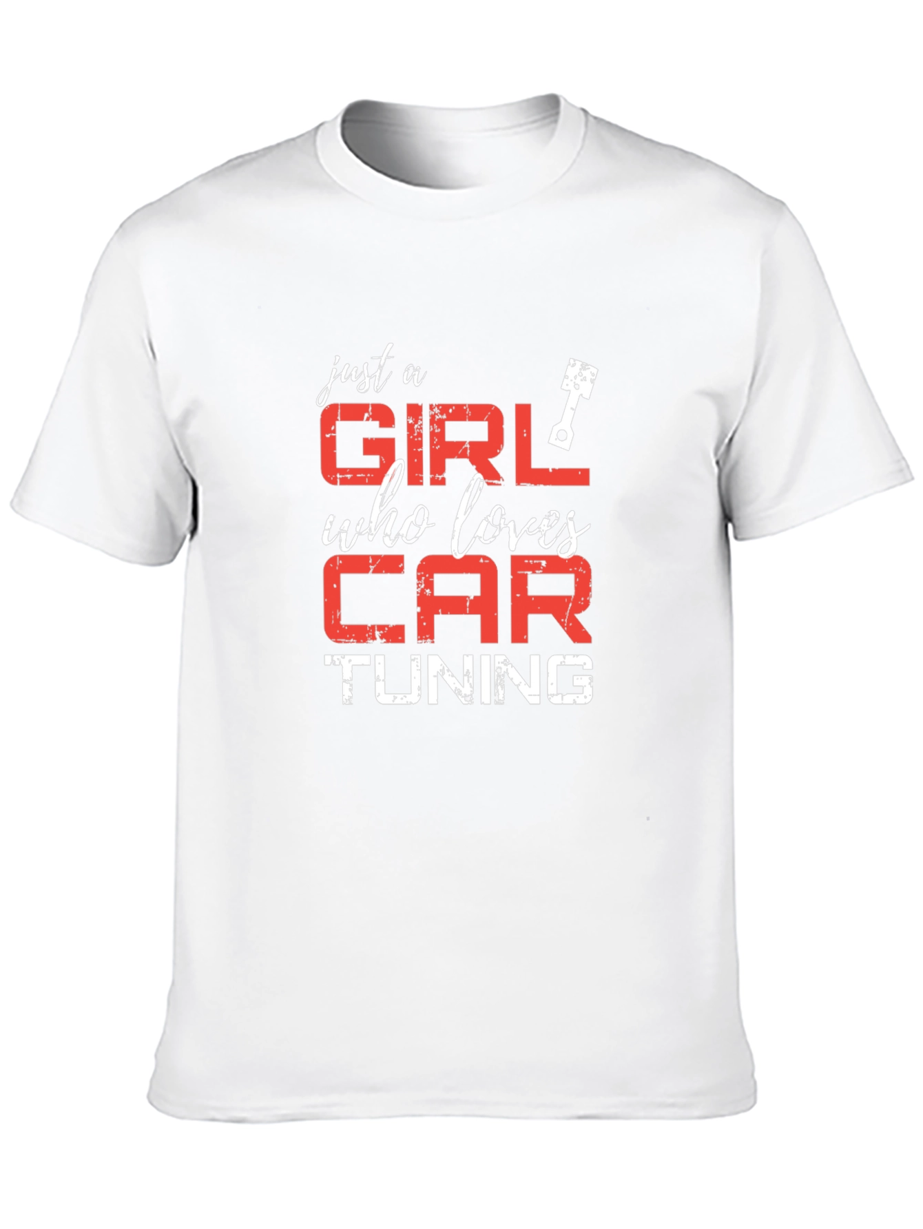 Girl Who Loves Car Tuning Graphic Tee