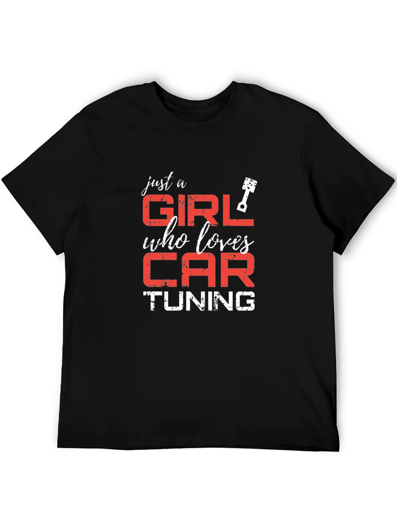 Girl Who Loves Car Tuning Graphic Tee