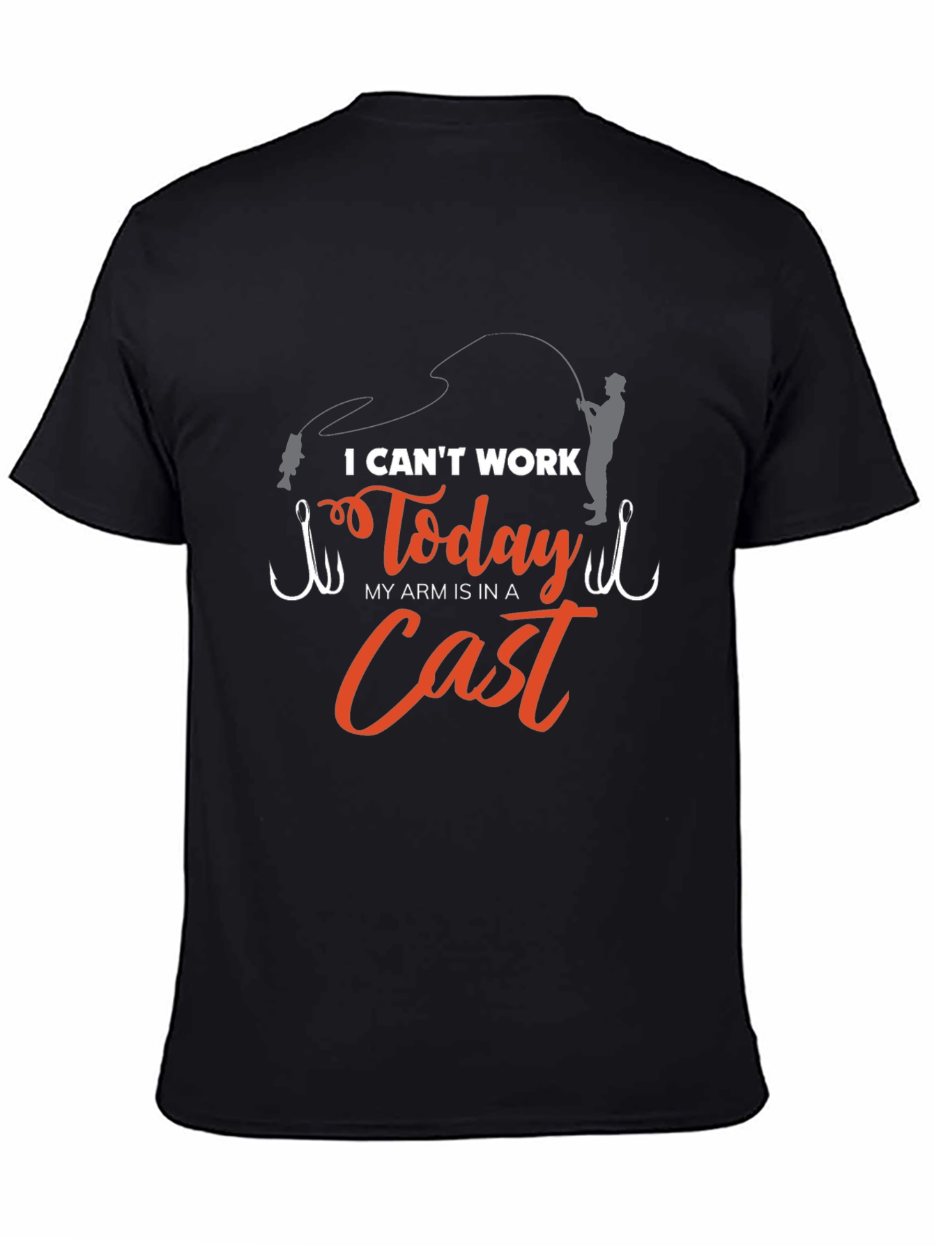 I Cant Work Today Fishing T-Shirt