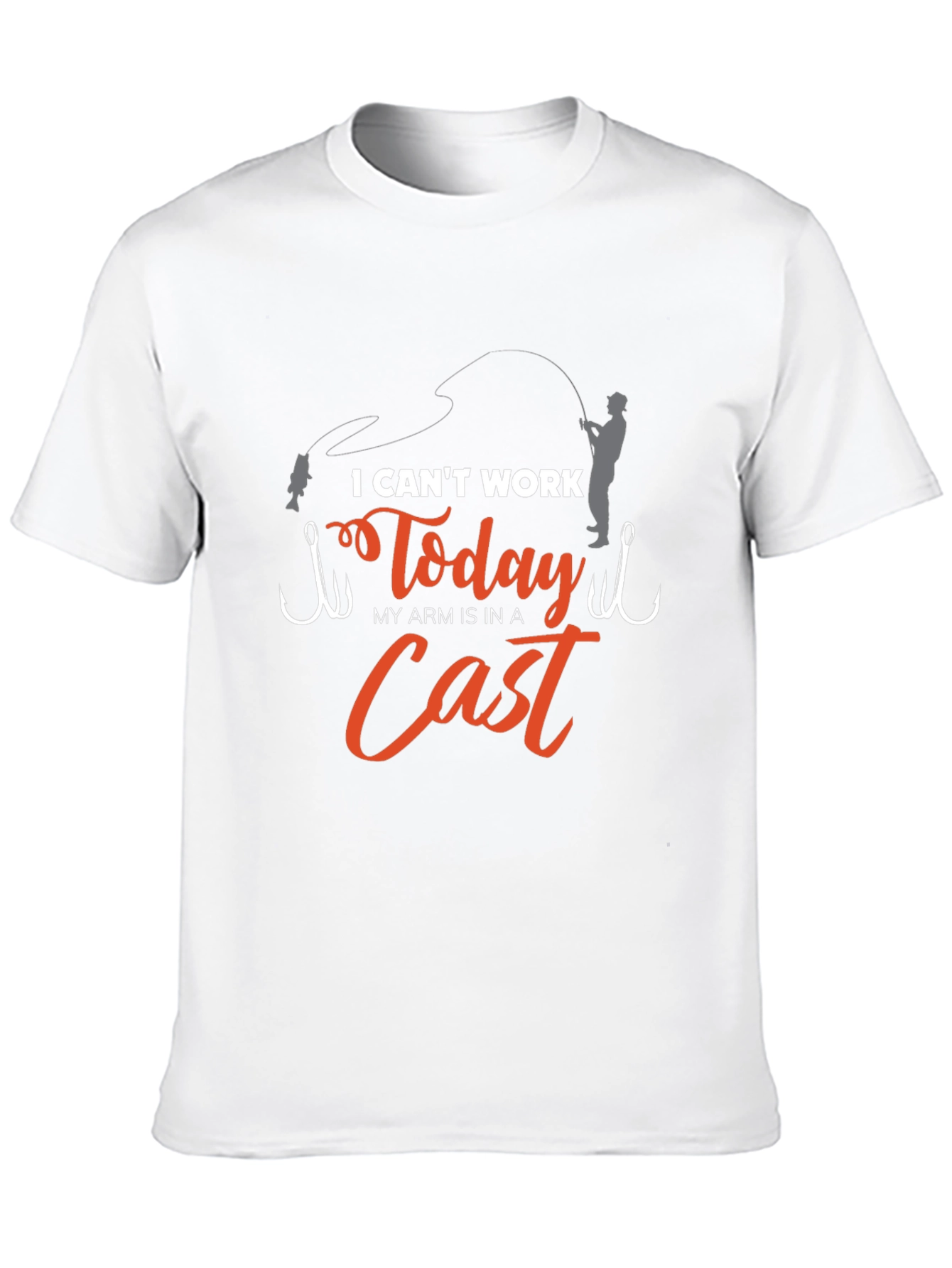 I Cant Work Today Fishing T-Shirt