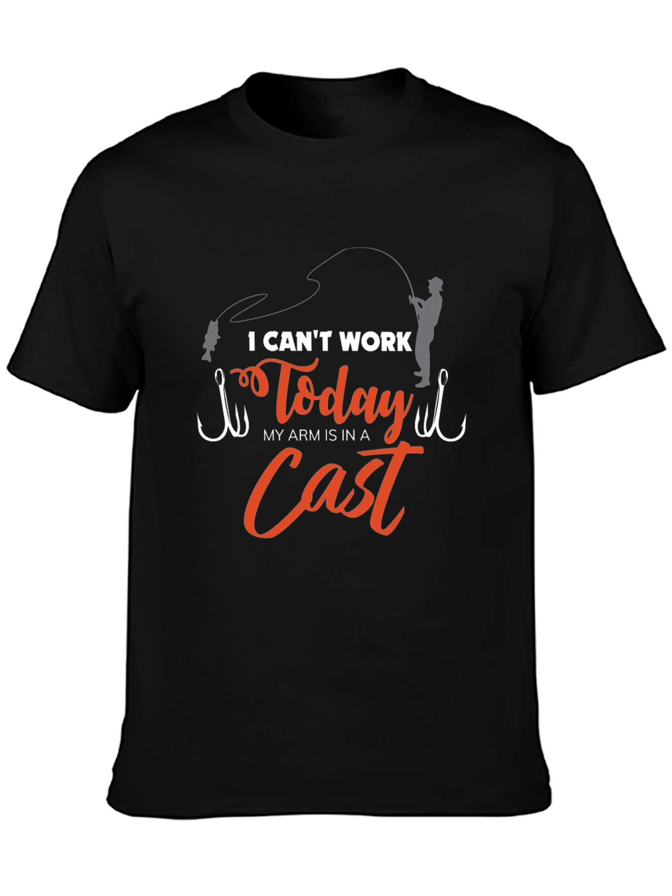 I Cant Work Today Fishing T-Shirt