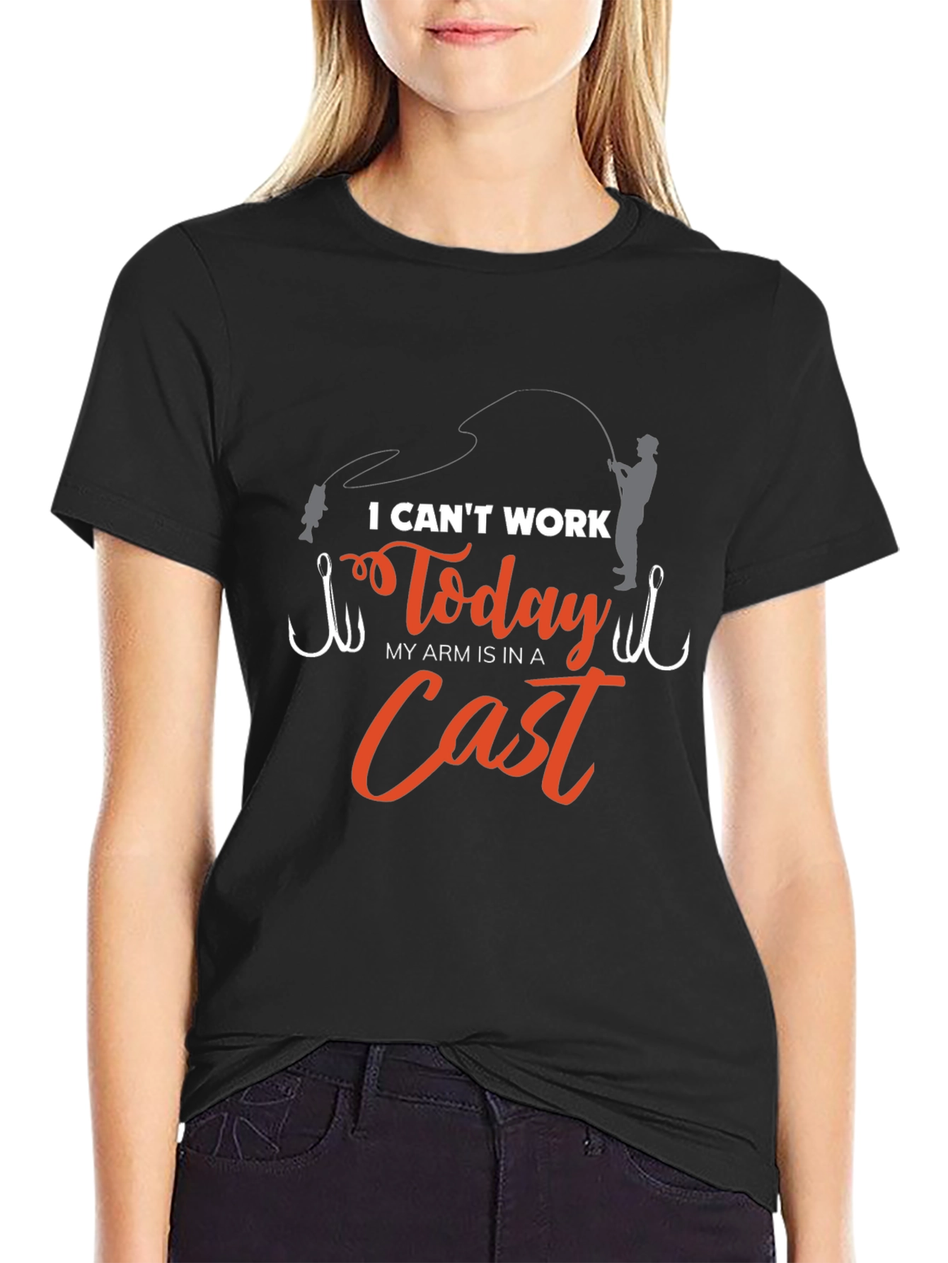 I Cant Work Today Fishing T-Shirt