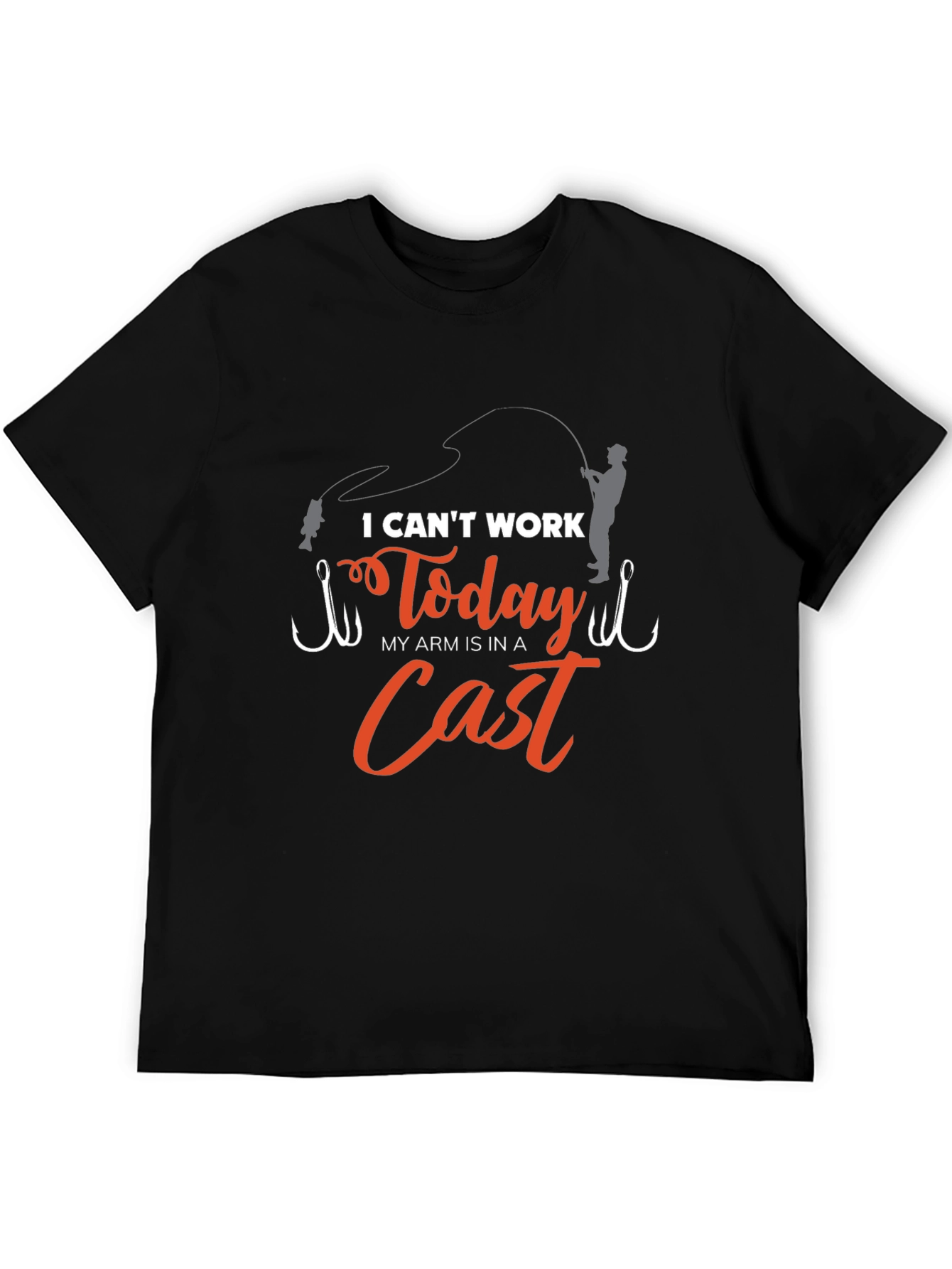 I Cant Work Today Fishing T-Shirt