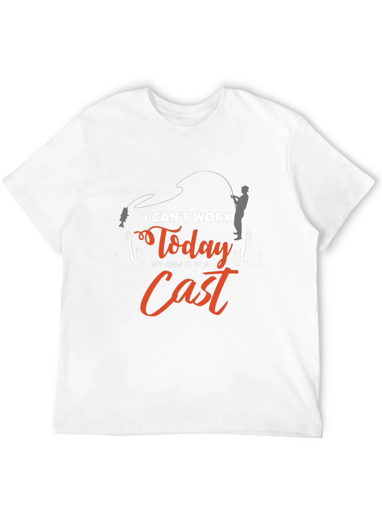 I Cant Work Today Fishing T-Shirt