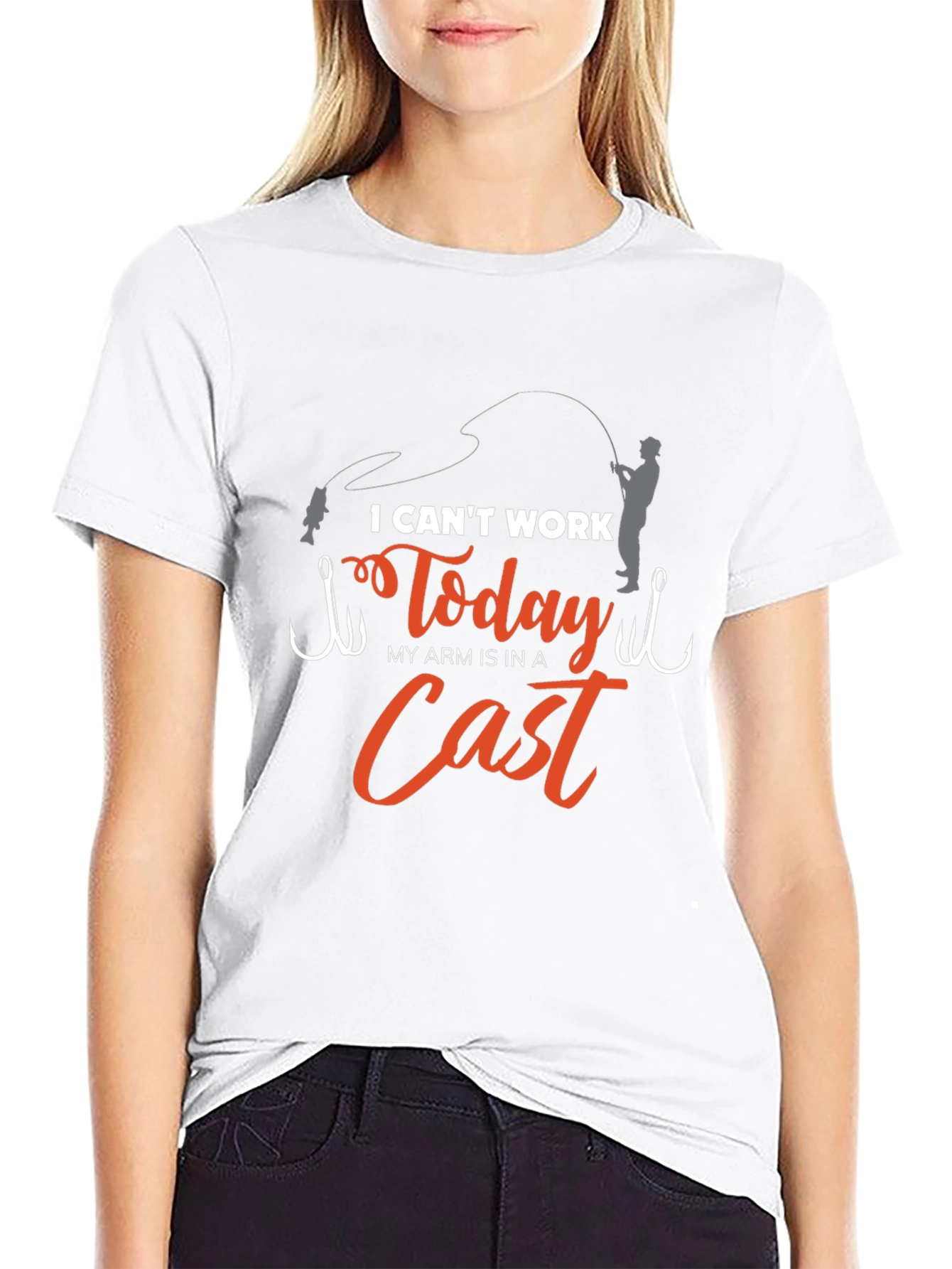 I Cant Work Today Fishing T-Shirt