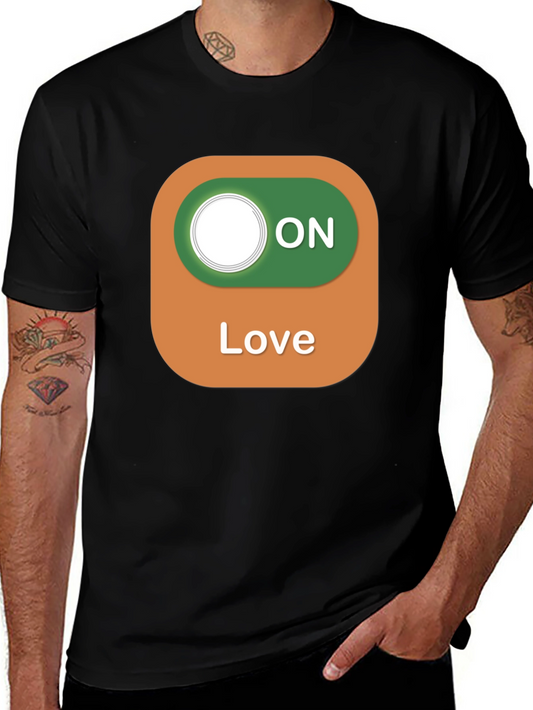 Love On Toggle Black T-Shirt