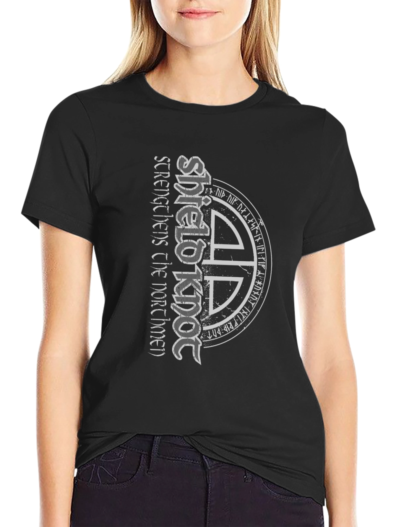 Strengthens the Northmen Black T-Shirt