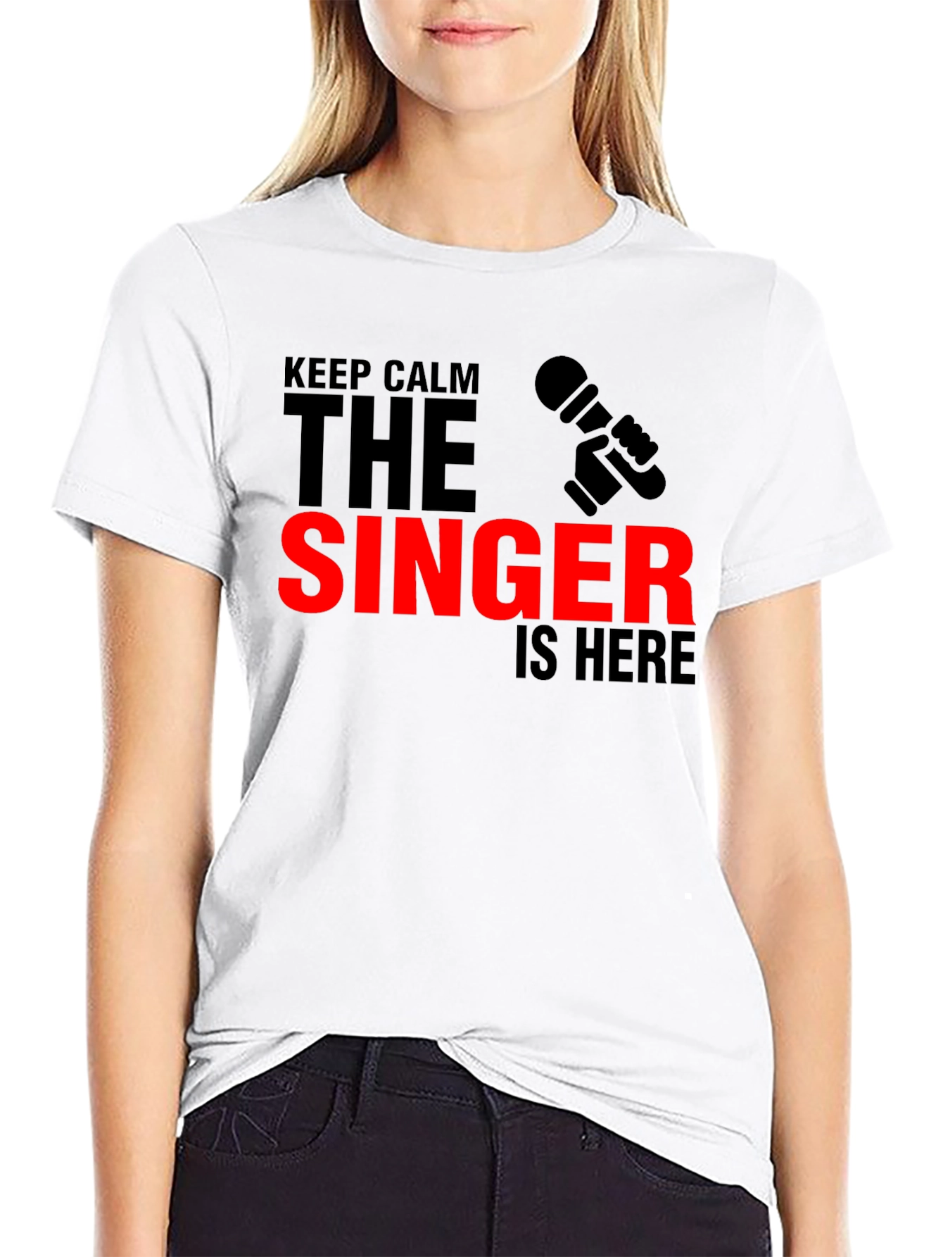 Keep Calm The Singer Is Here T-Shirt
