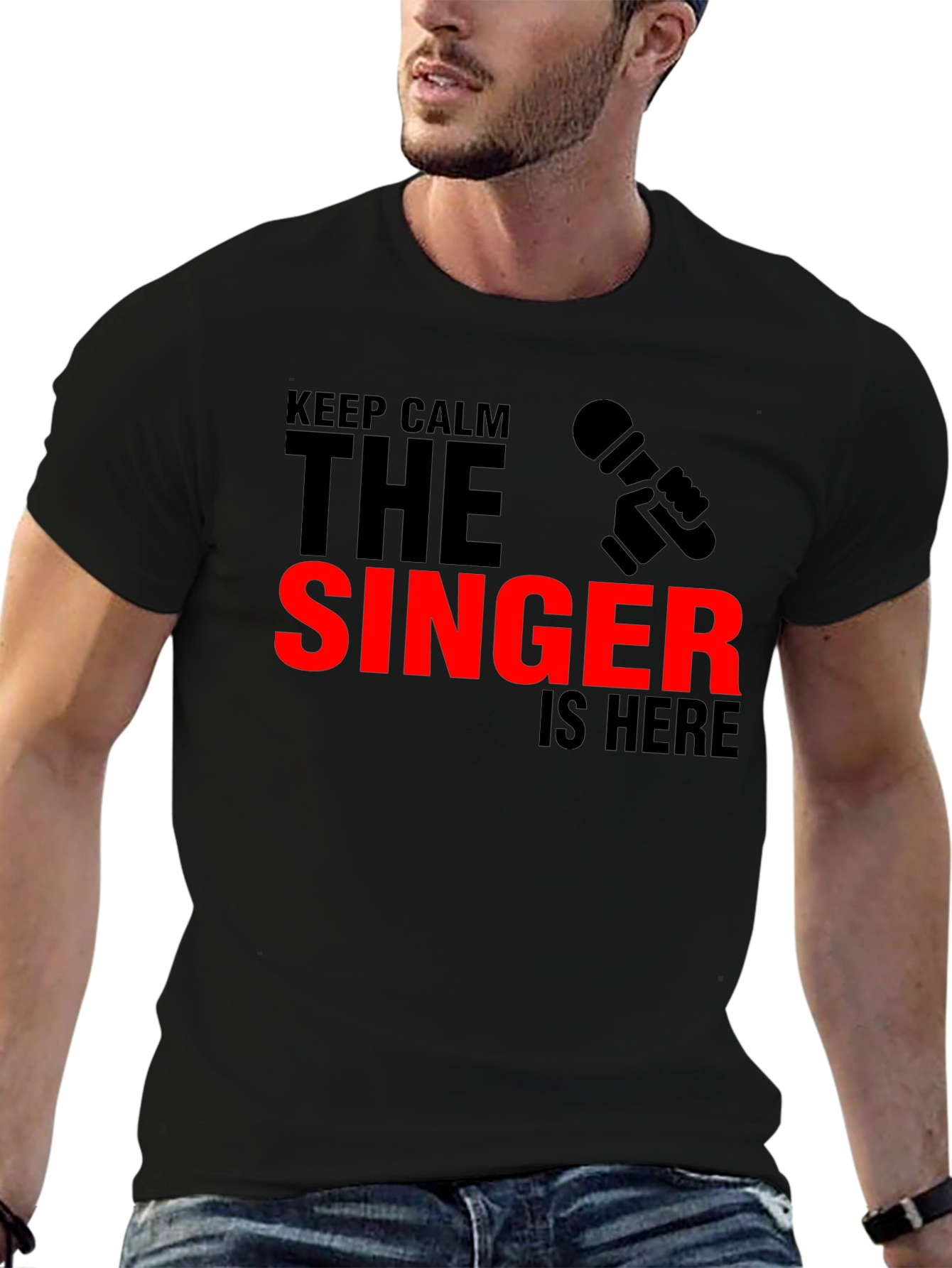 Keep Calm The Singer Is Here T-Shirt