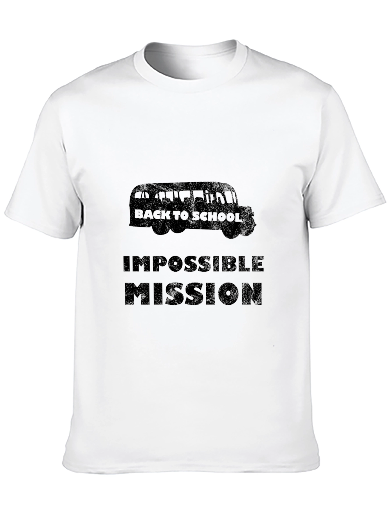 Impossible Mission Back to School Black T-Shirt