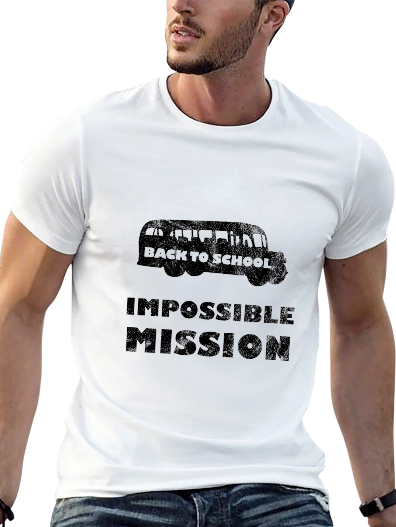 Impossible Mission Back to School Black T-Shirt
