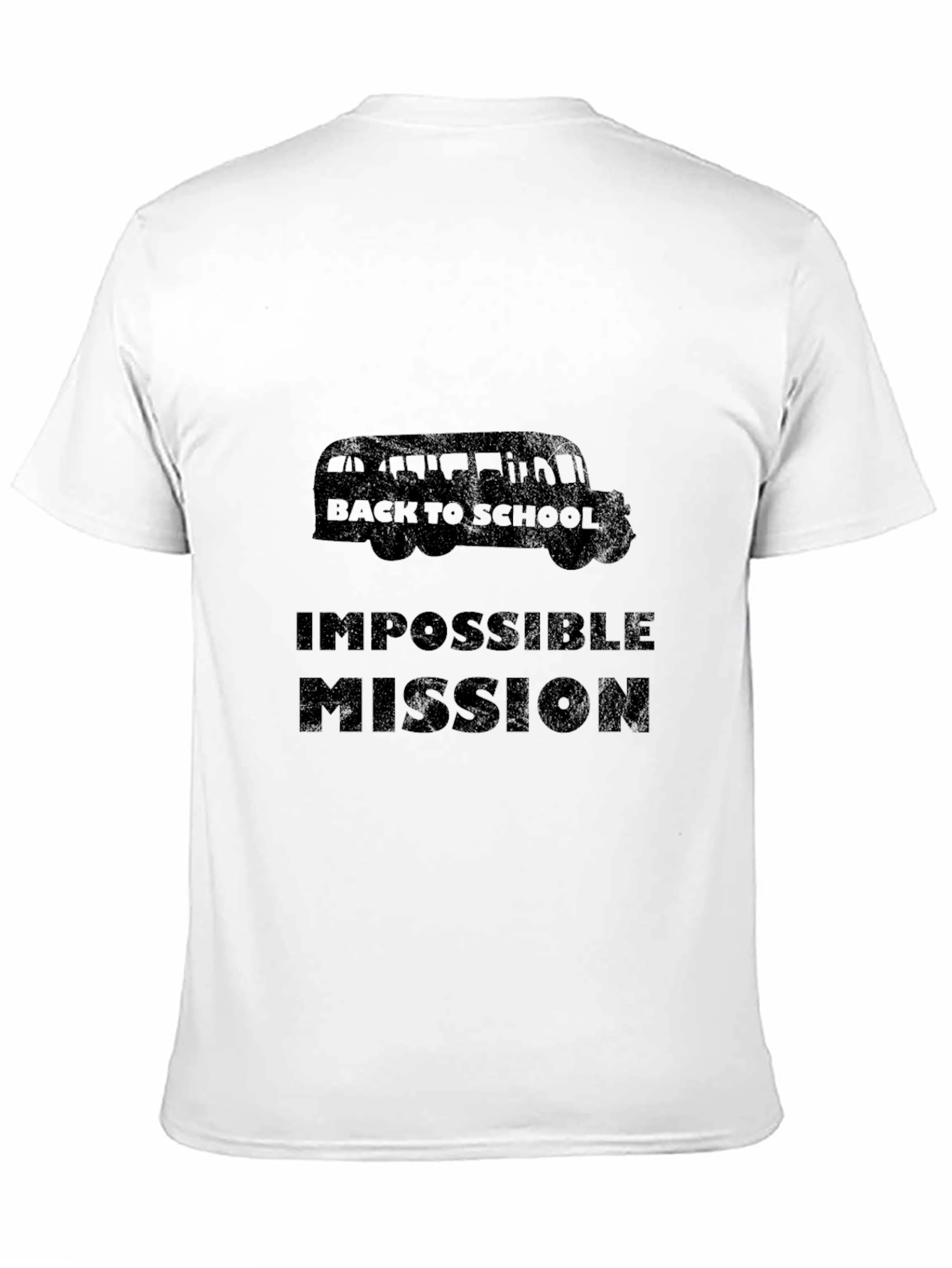 Impossible Mission Back to School Black T-Shirt