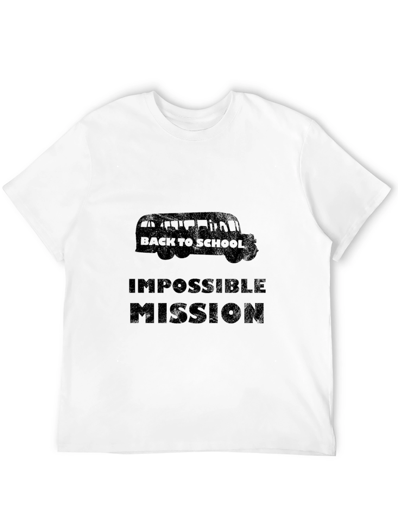 Impossible Mission Back to School Black T-Shirt