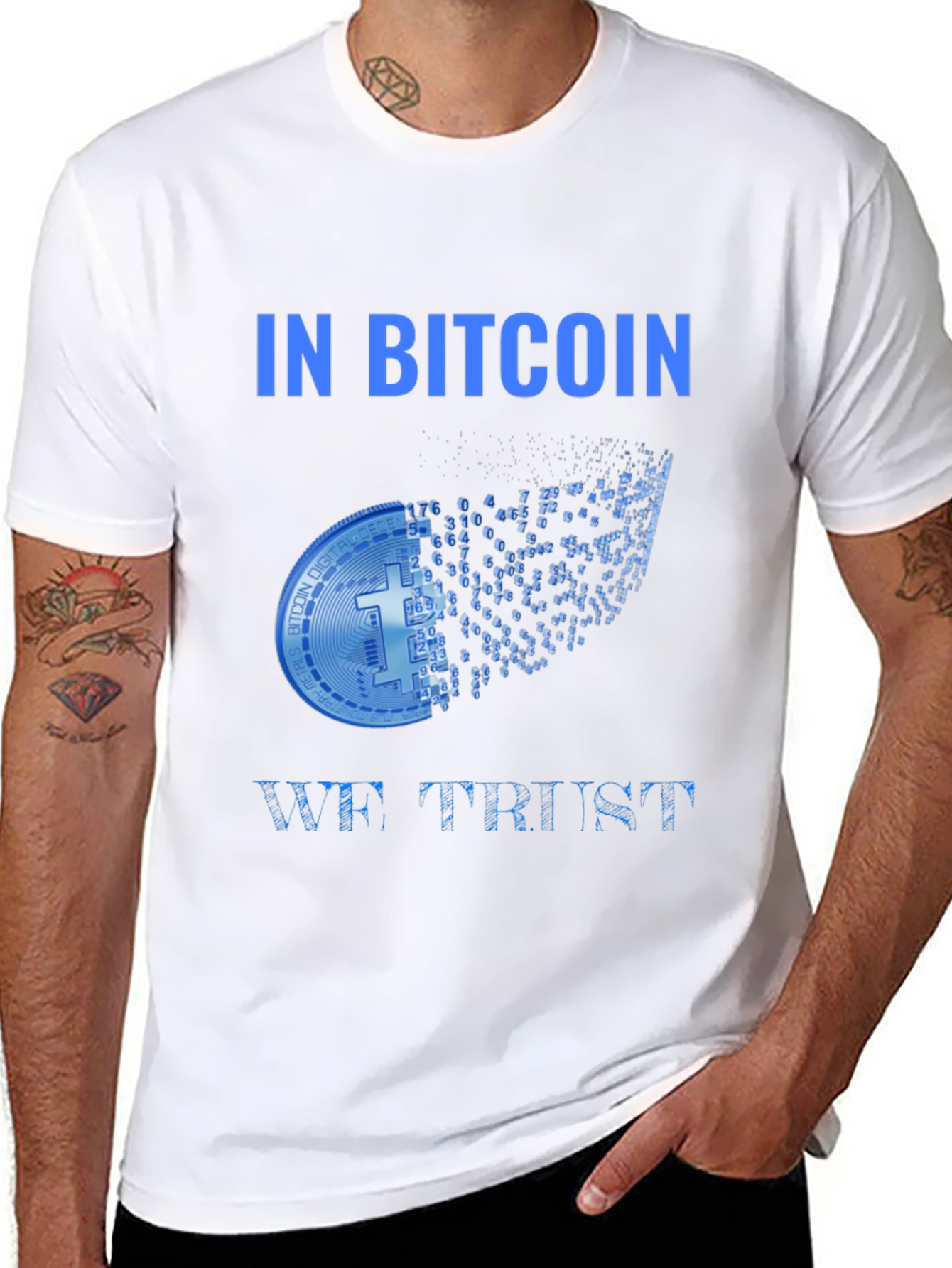 In Bitcoin We Trust Black T-Shirt