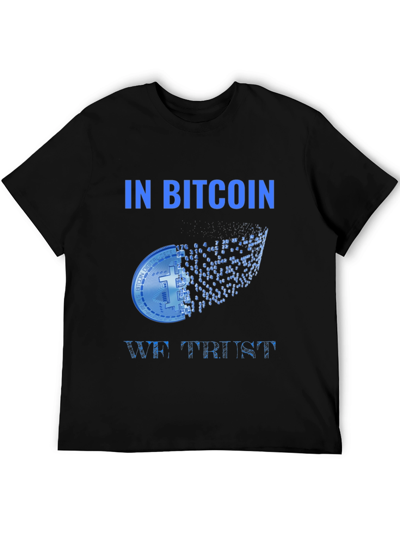 In Bitcoin We Trust Black T-Shirt