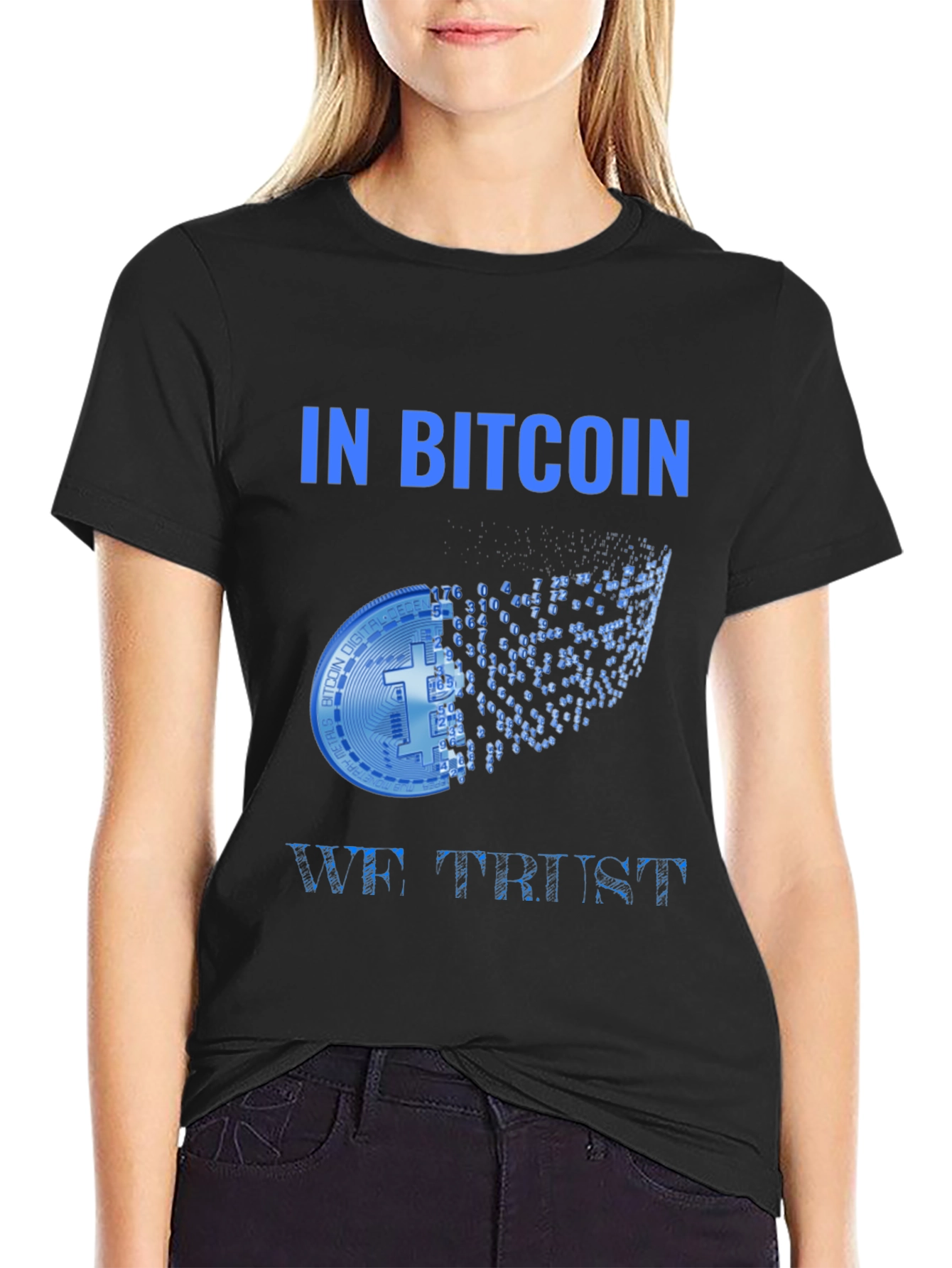 In Bitcoin We Trust Black T-Shirt