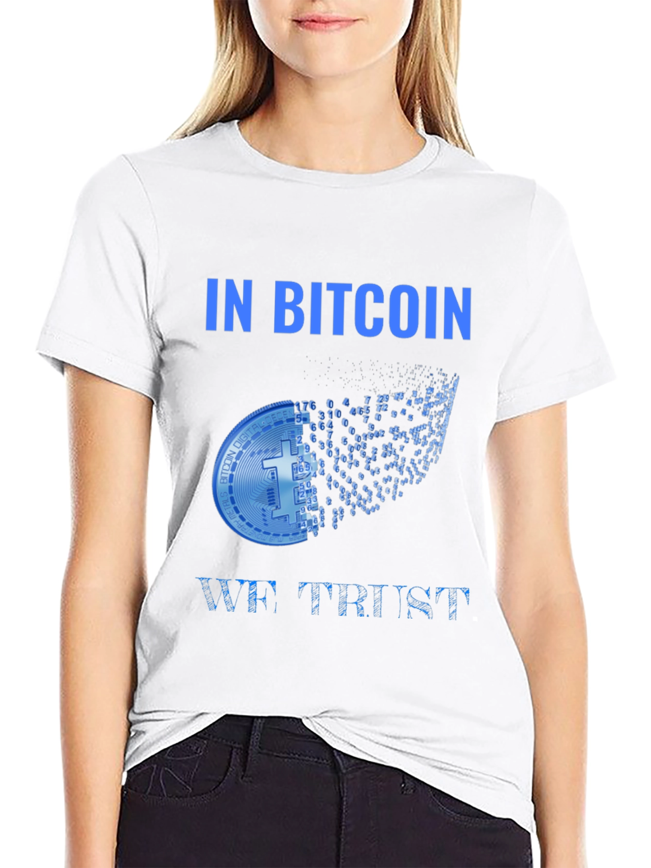 In Bitcoin We Trust Black T-Shirt