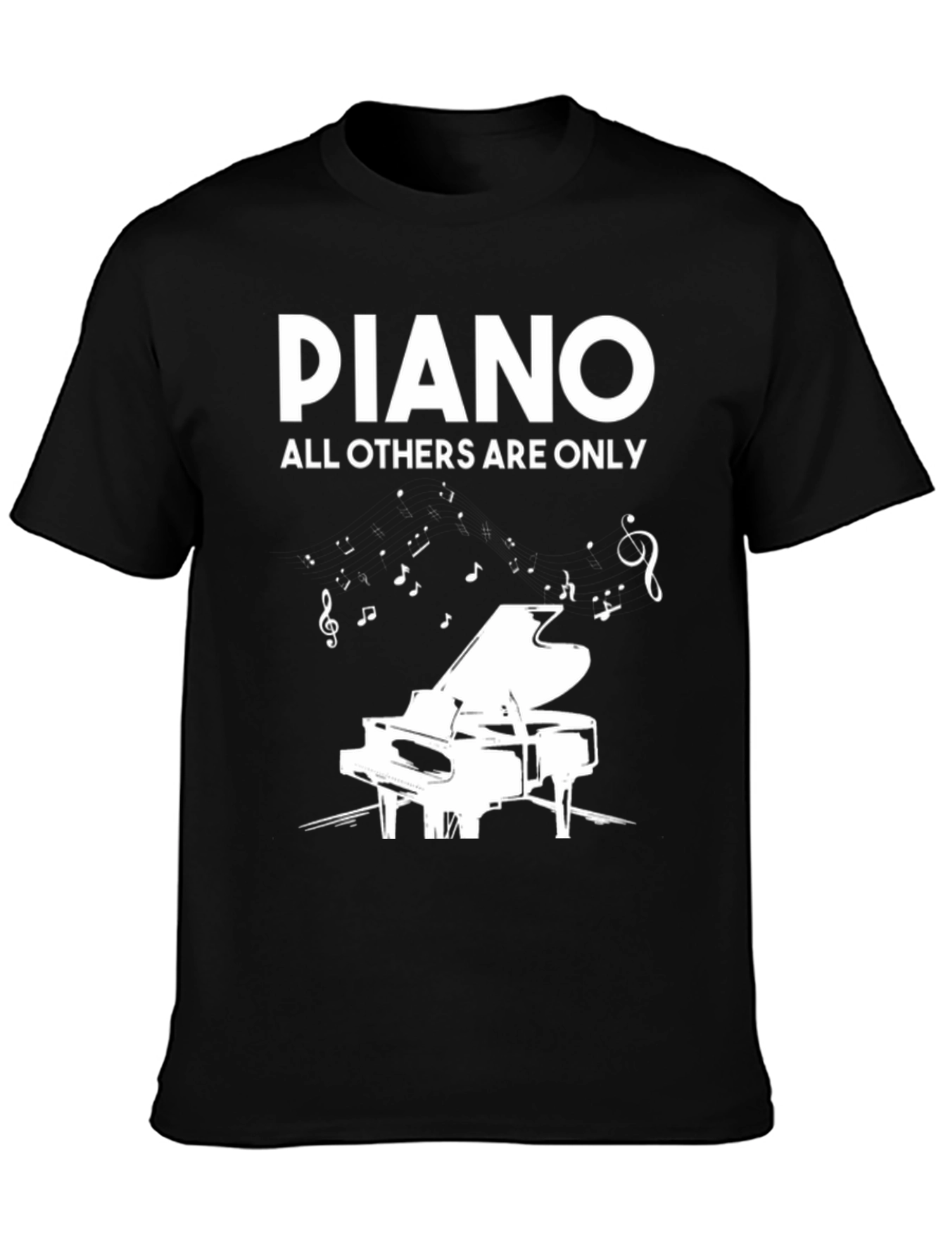 Piano Lovers T-Shirt - Music is My Life!