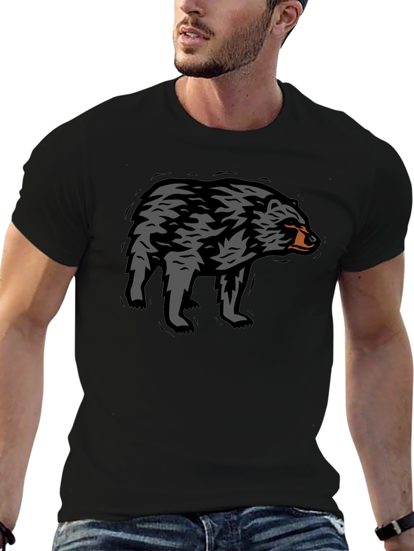 Black Bear Graphic T-Shirt