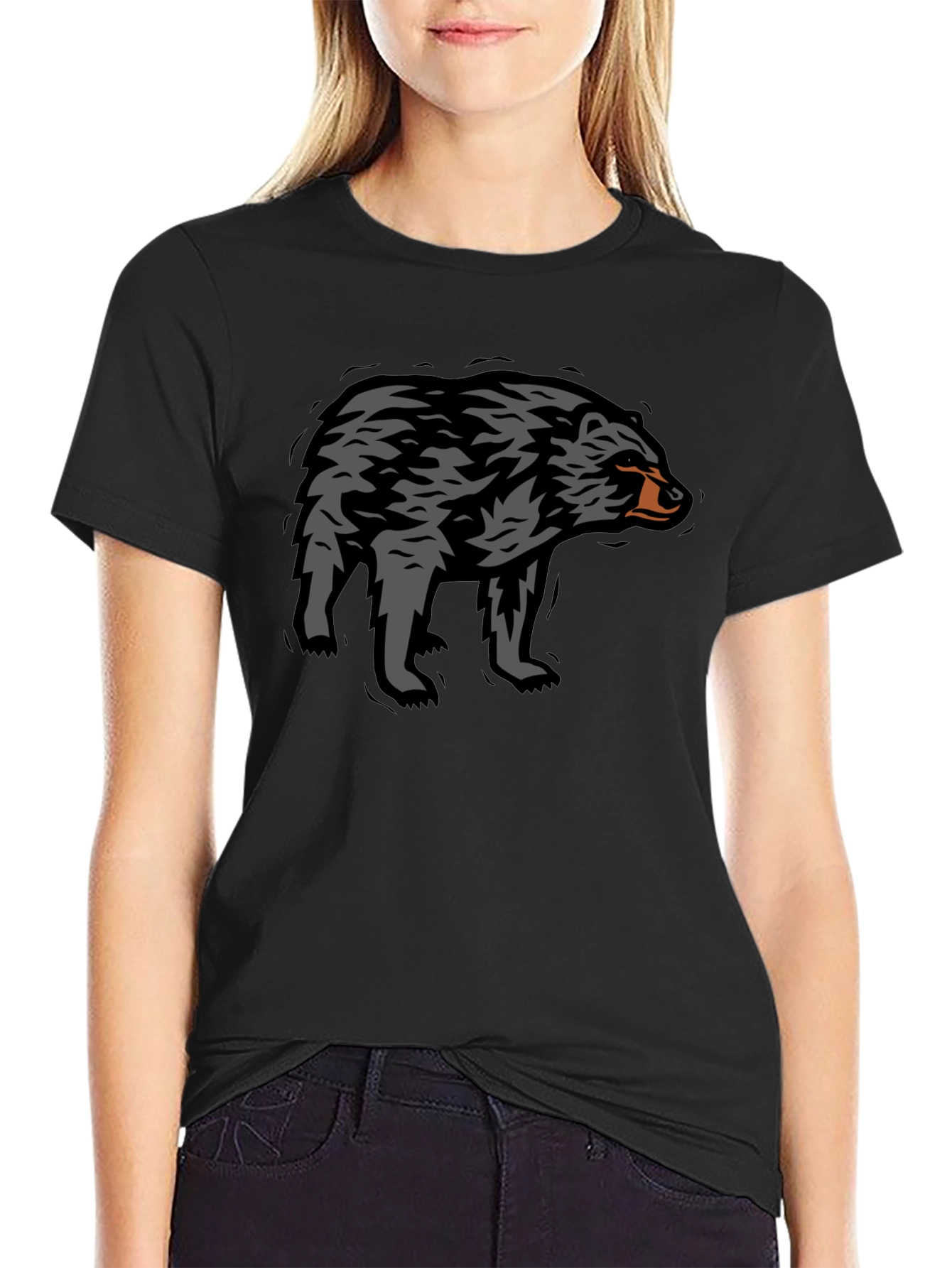 Black Bear Graphic T-Shirt