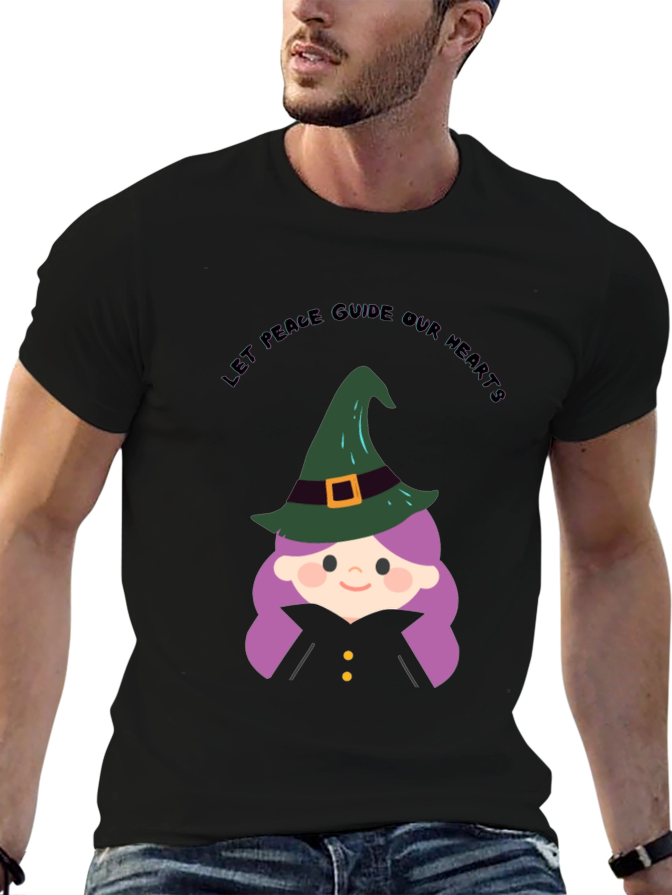 Peaceful Witch Graphic T-Shirt