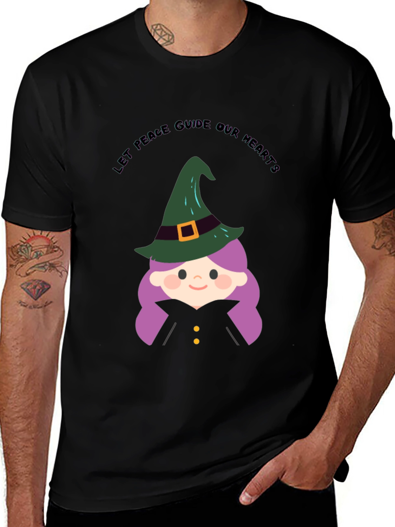 Peaceful Witch Graphic T-Shirt