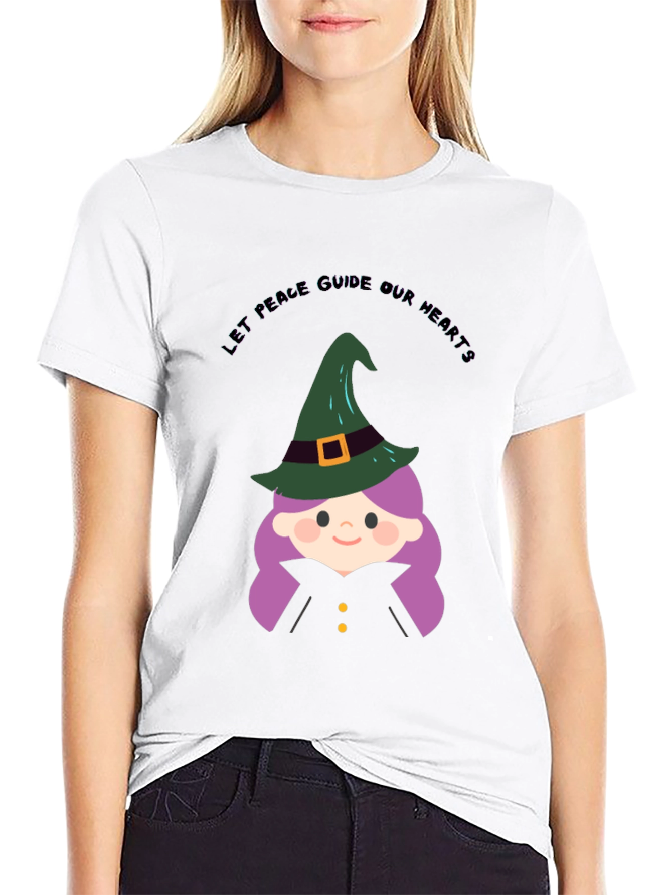 Peaceful Witch Graphic T-Shirt