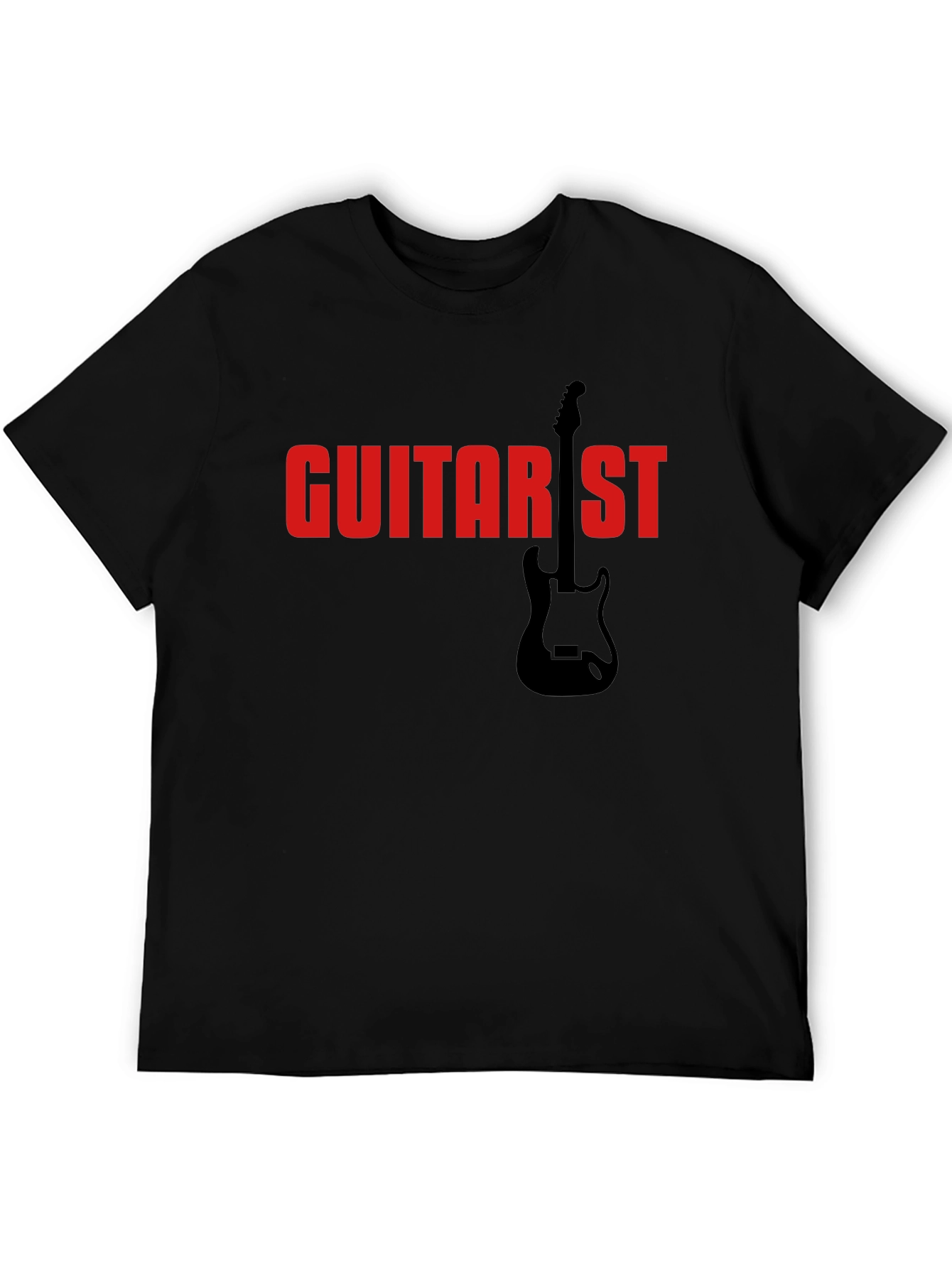 Guitar Street Black Graphic Tee