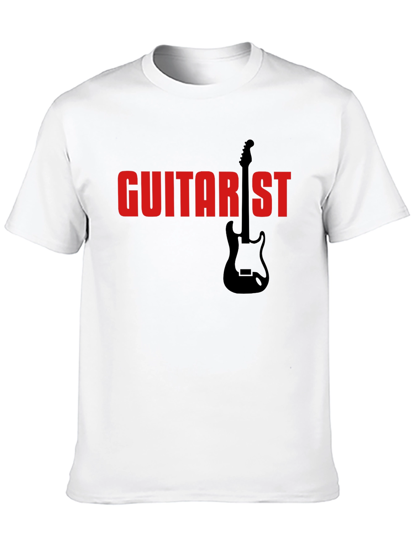 Guitar Street Black Graphic Tee