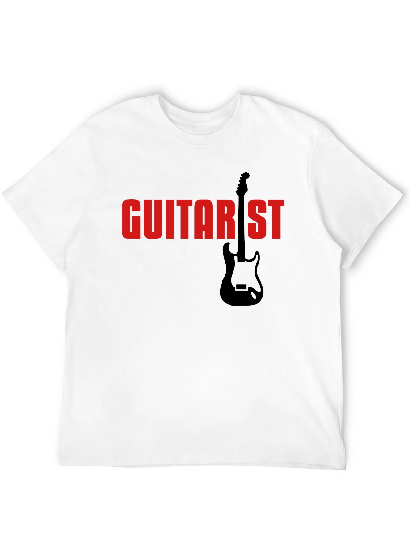 Guitar Street Black Graphic Tee
