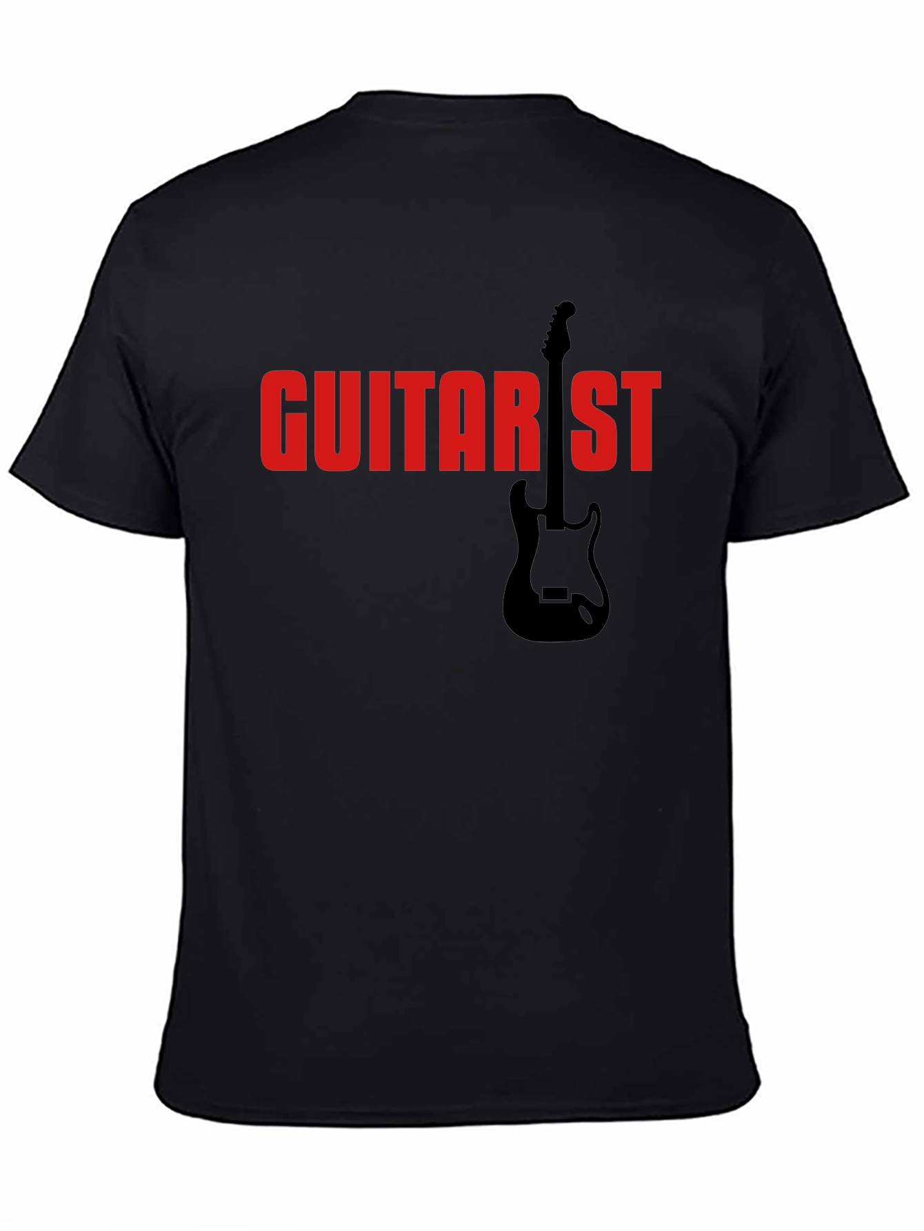 Guitar Street Black Graphic Tee