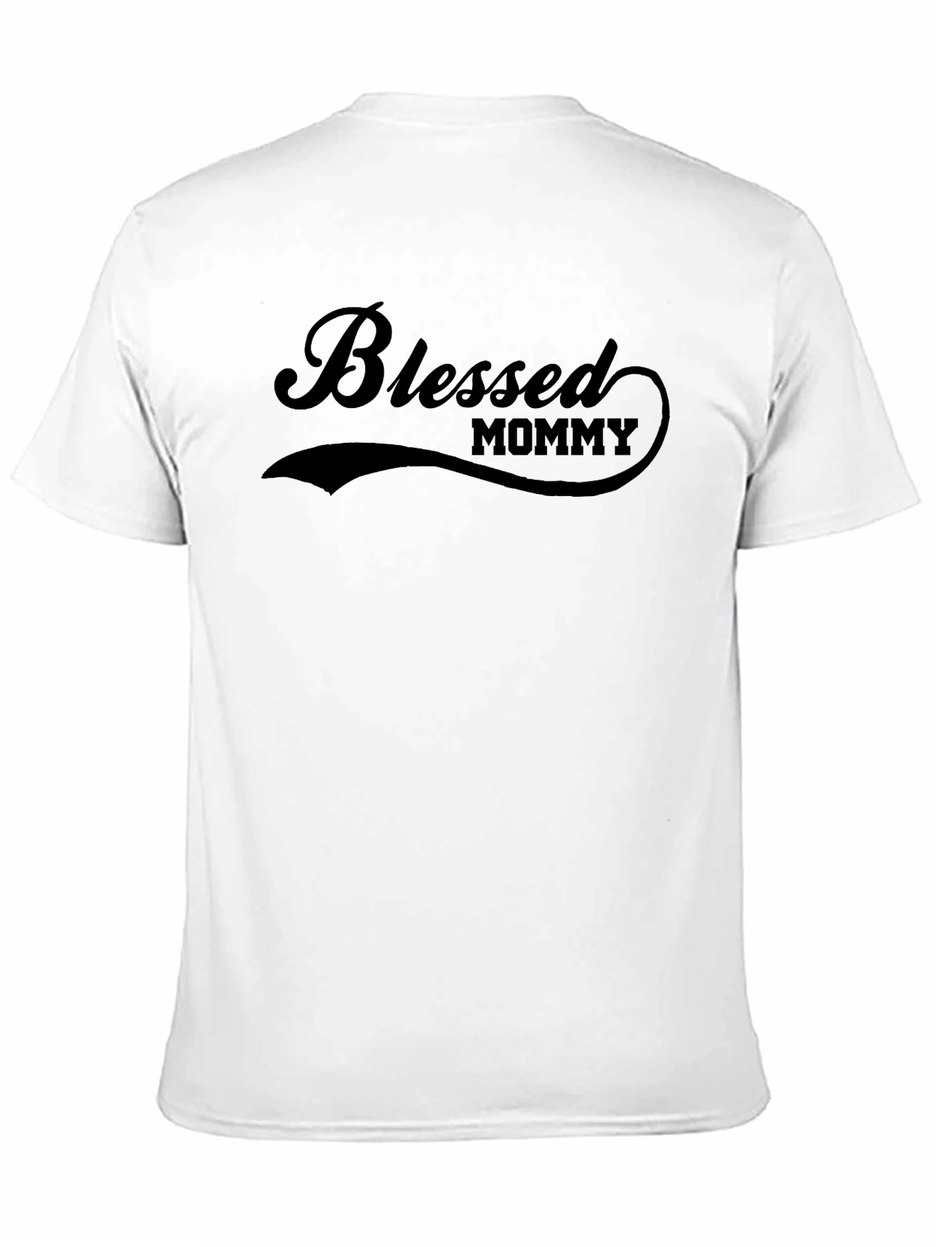 Blessed Mommy Graphic T-Shirt - Black