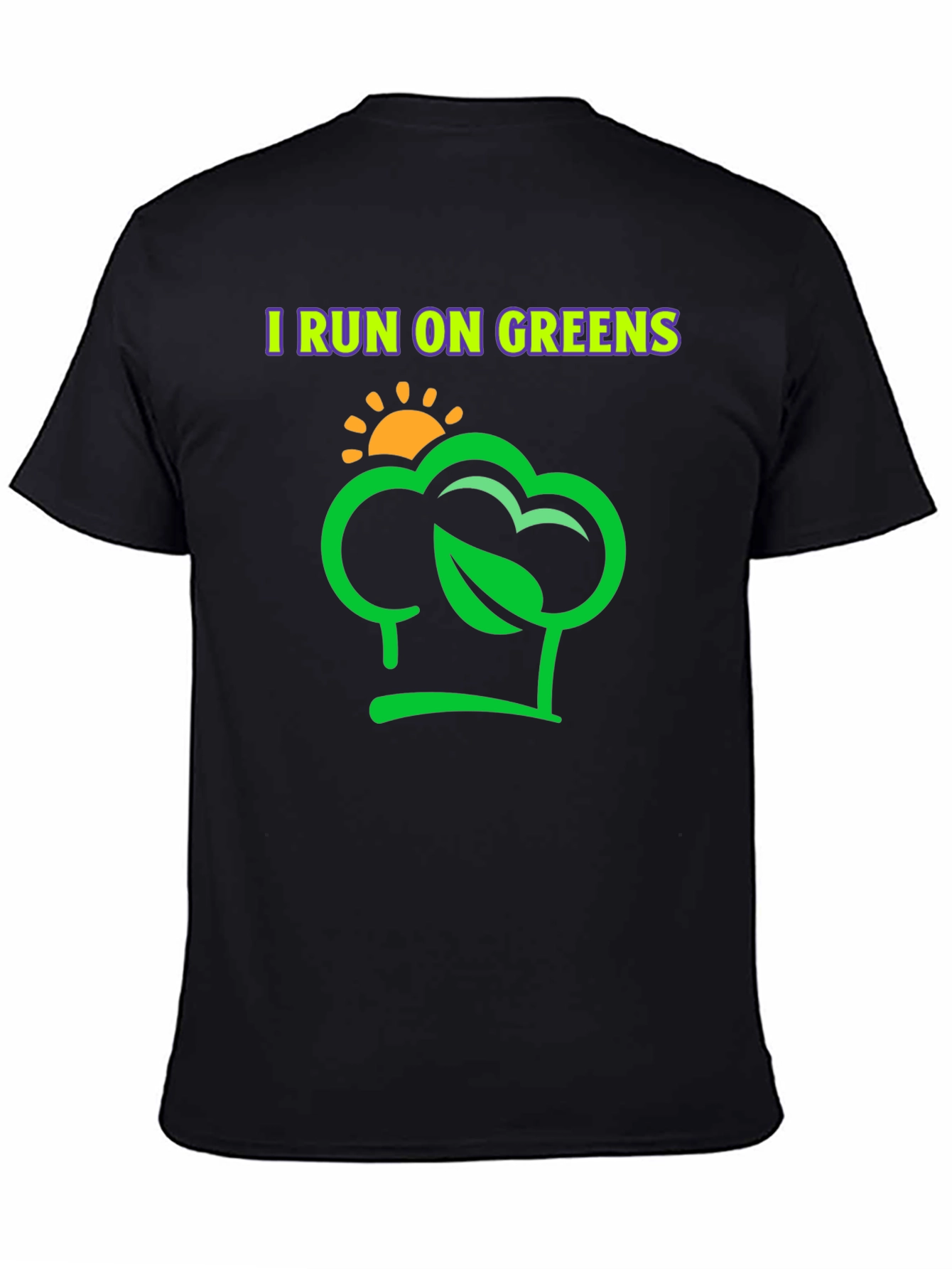 I Run on Greens T-Shirt - Vegan Lifestyle Tee