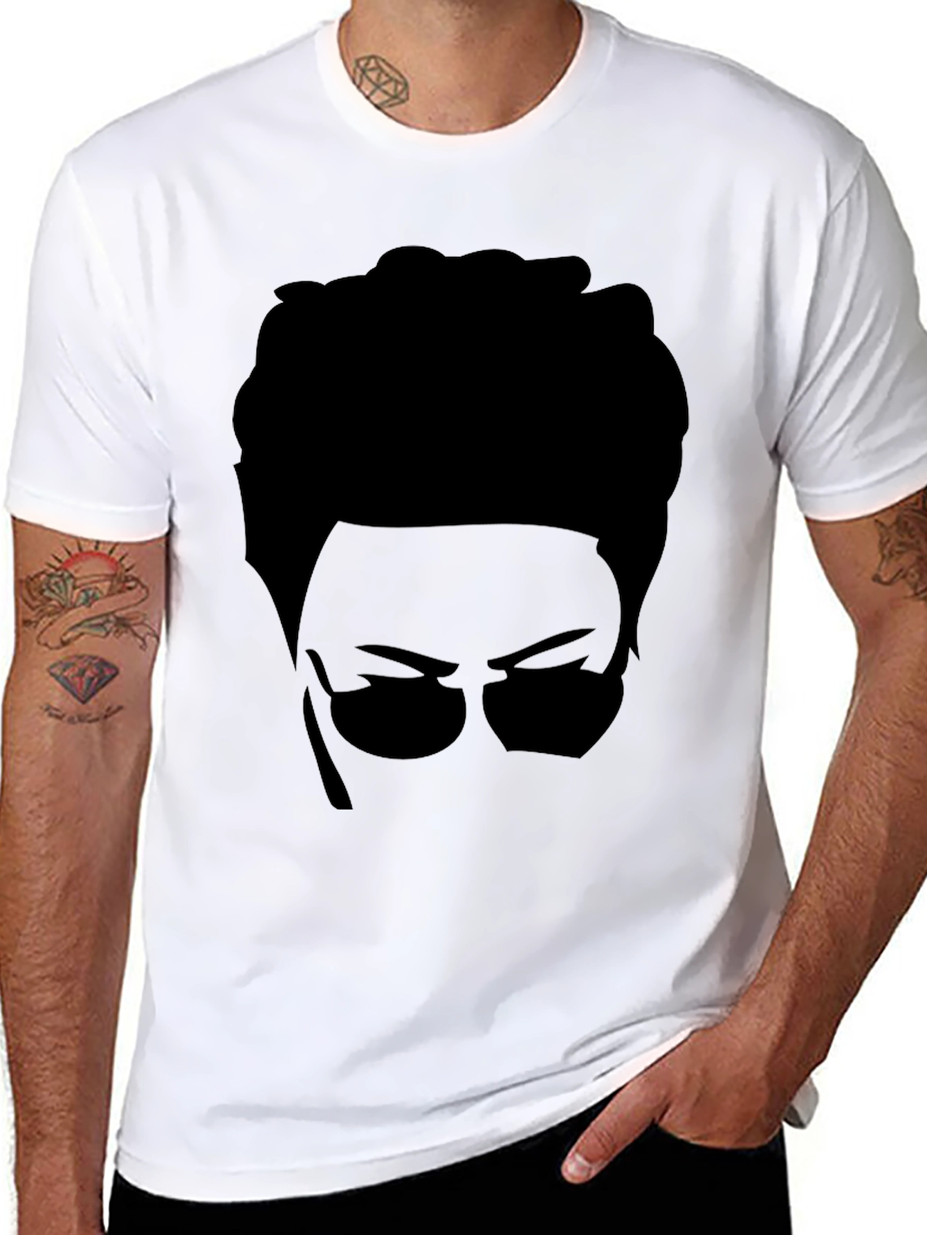 Silhouette Tee - Retro Style