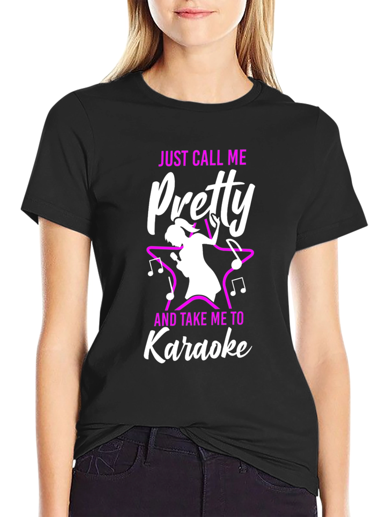 Just Call Me Pretty Karaoke T-Shirt