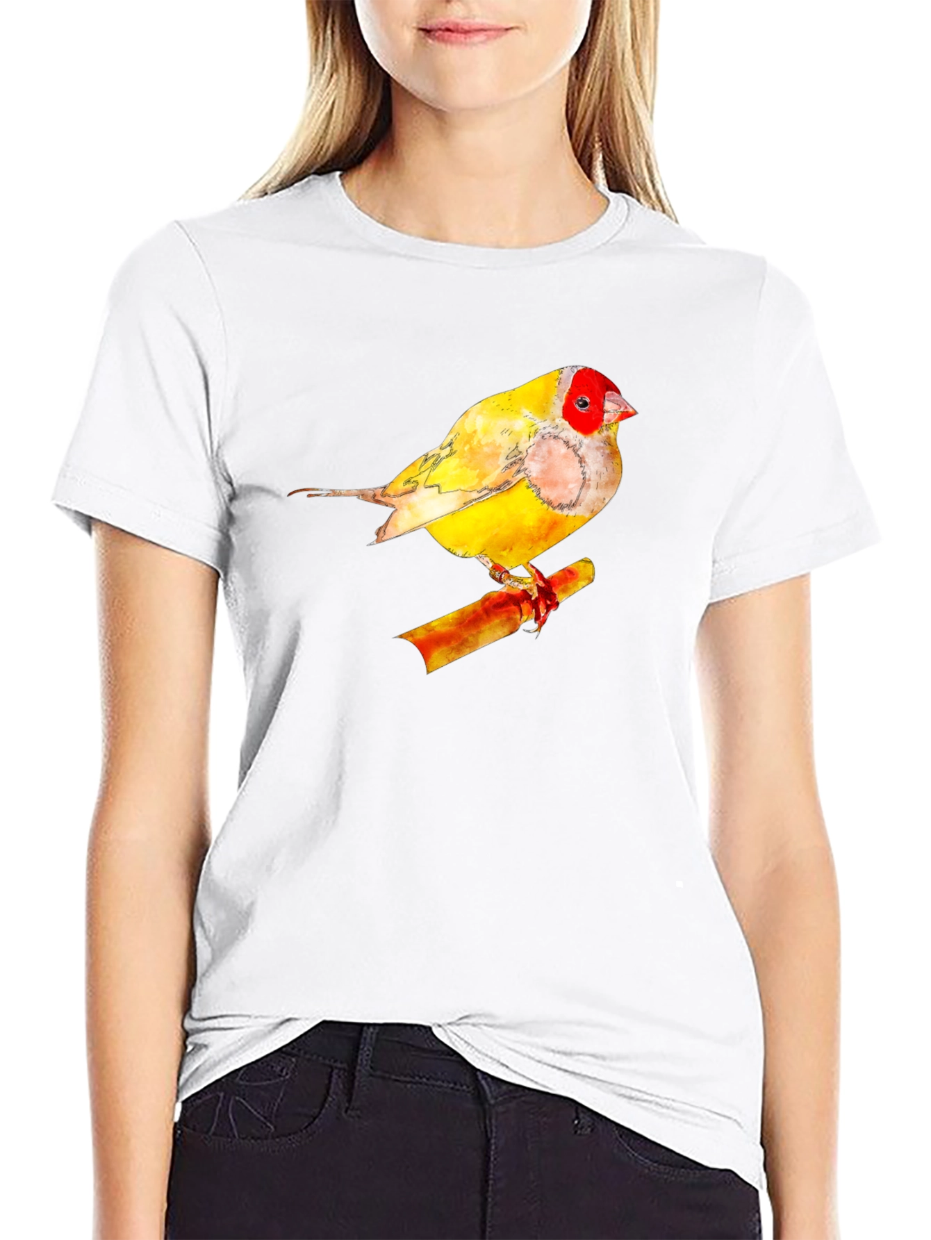 Watercolor Bird Graphic Tee
