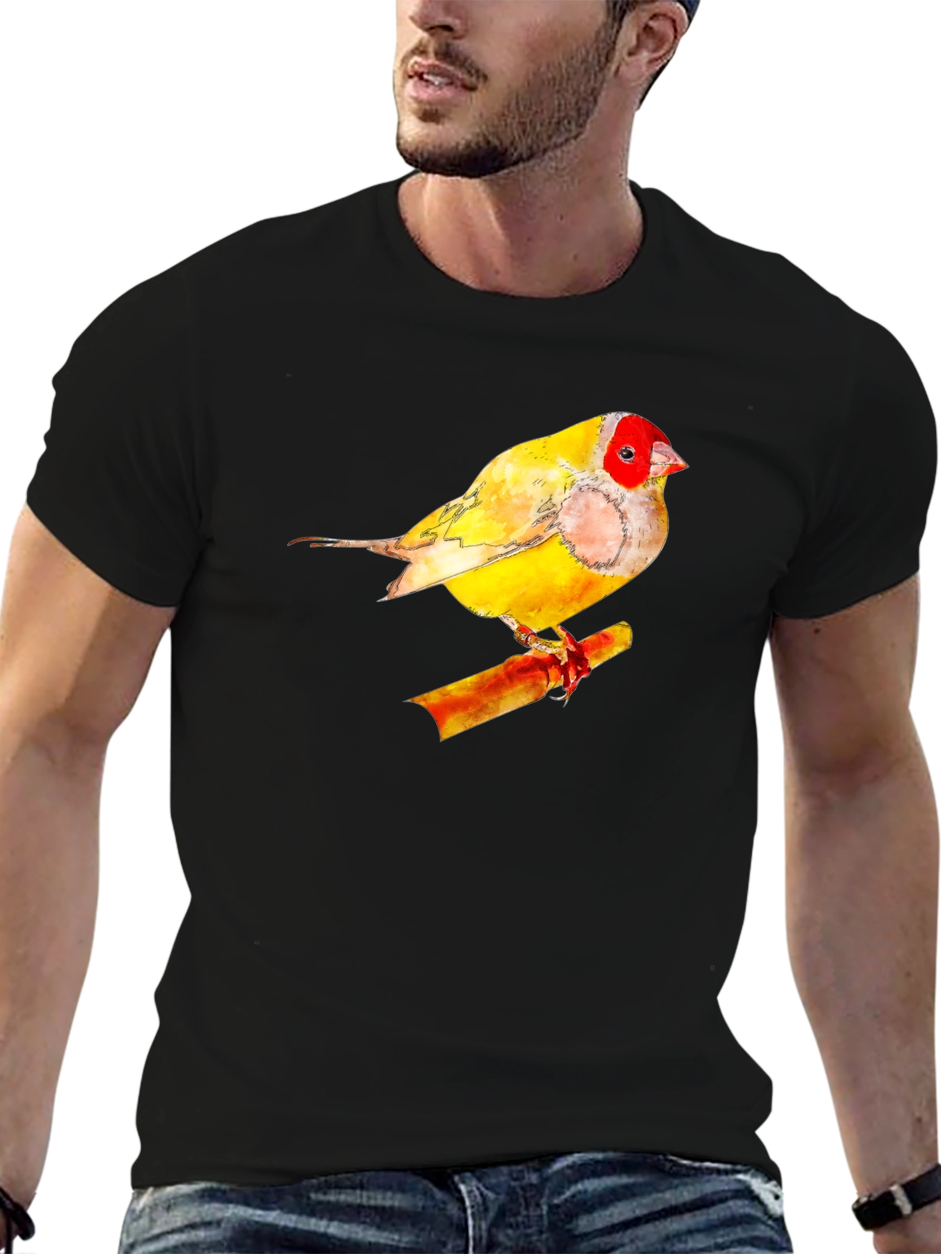 Watercolor Bird Graphic Tee