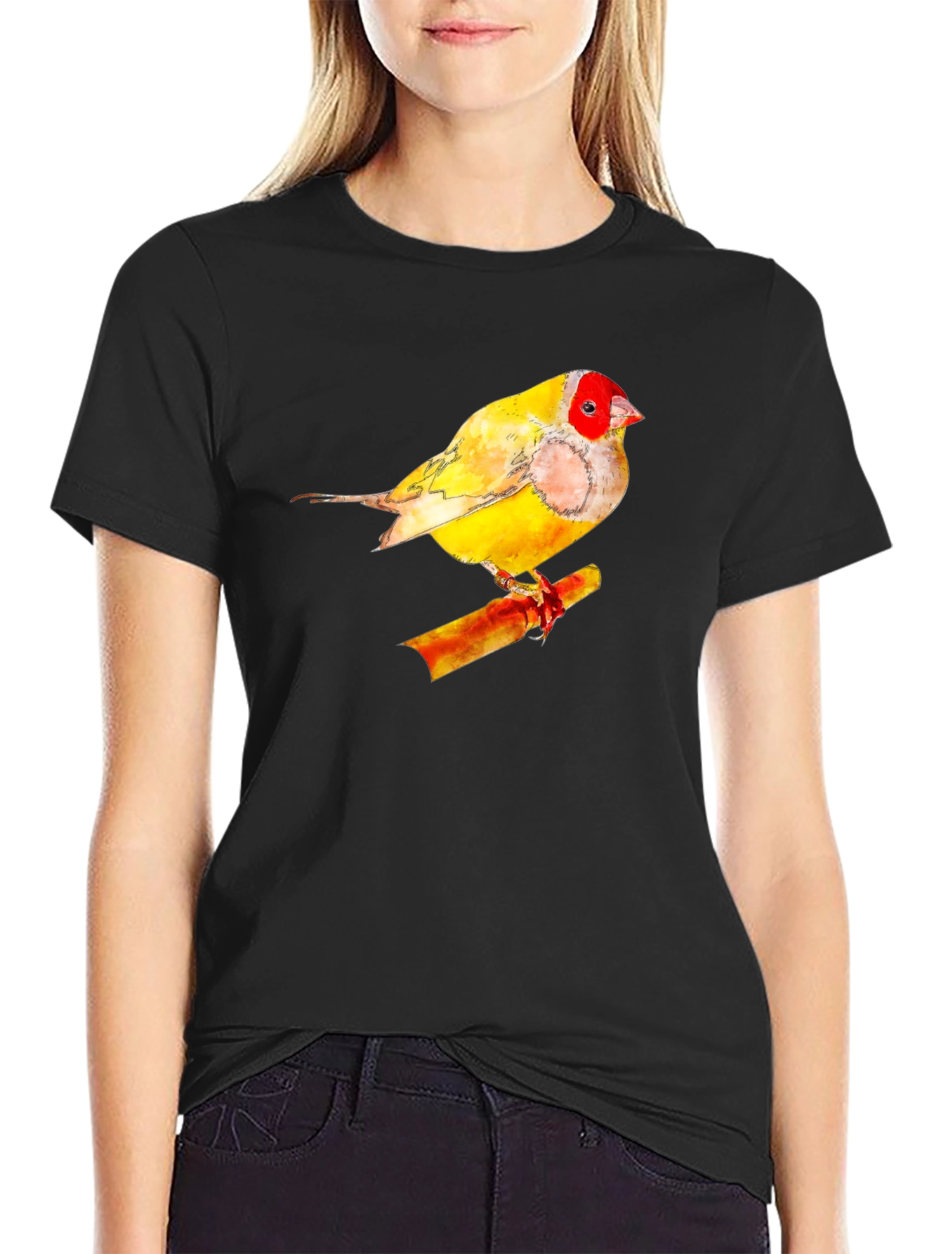 Watercolor Bird Graphic Tee