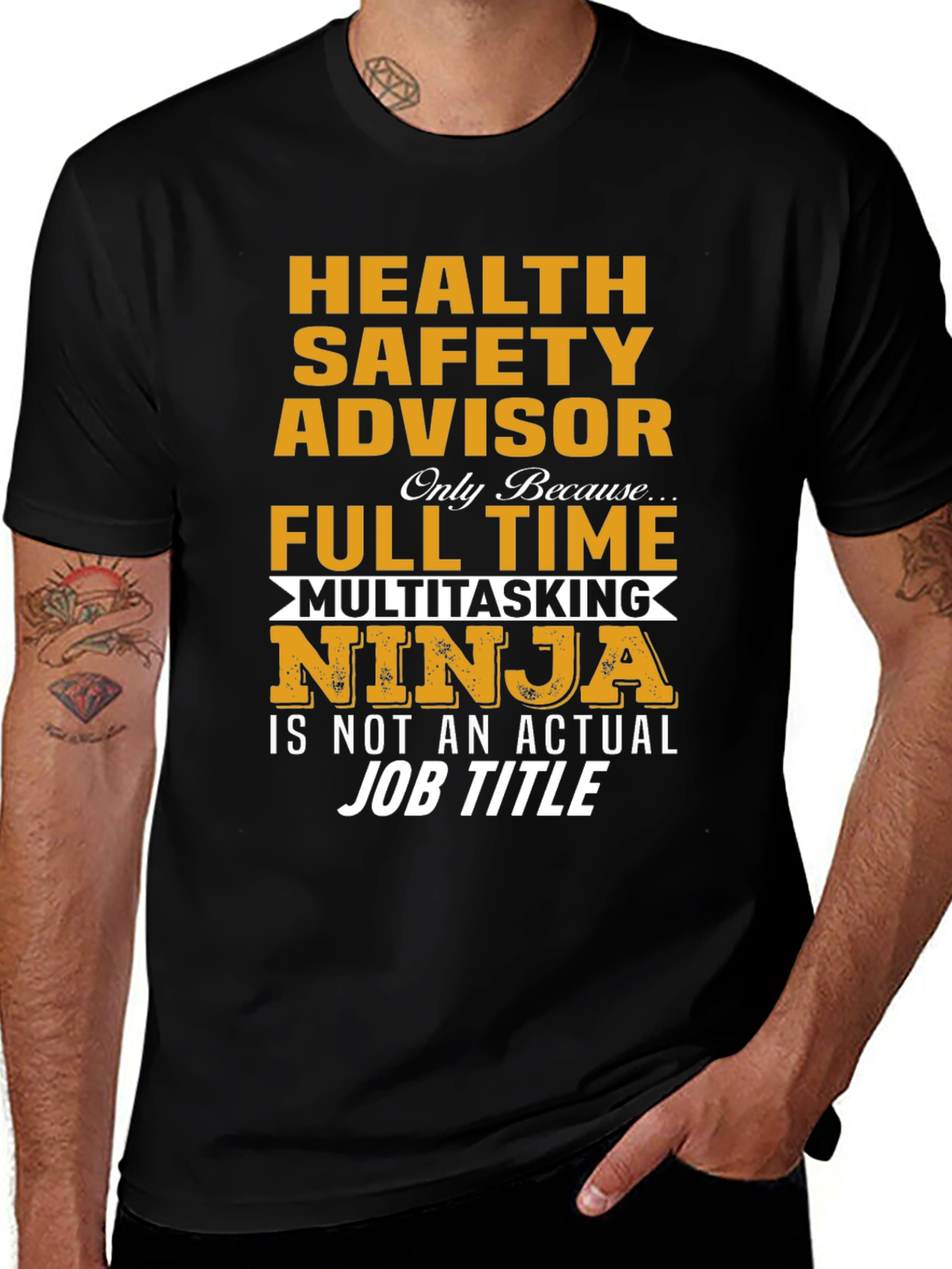 Health Safety Advisor Ninja T-Shirt