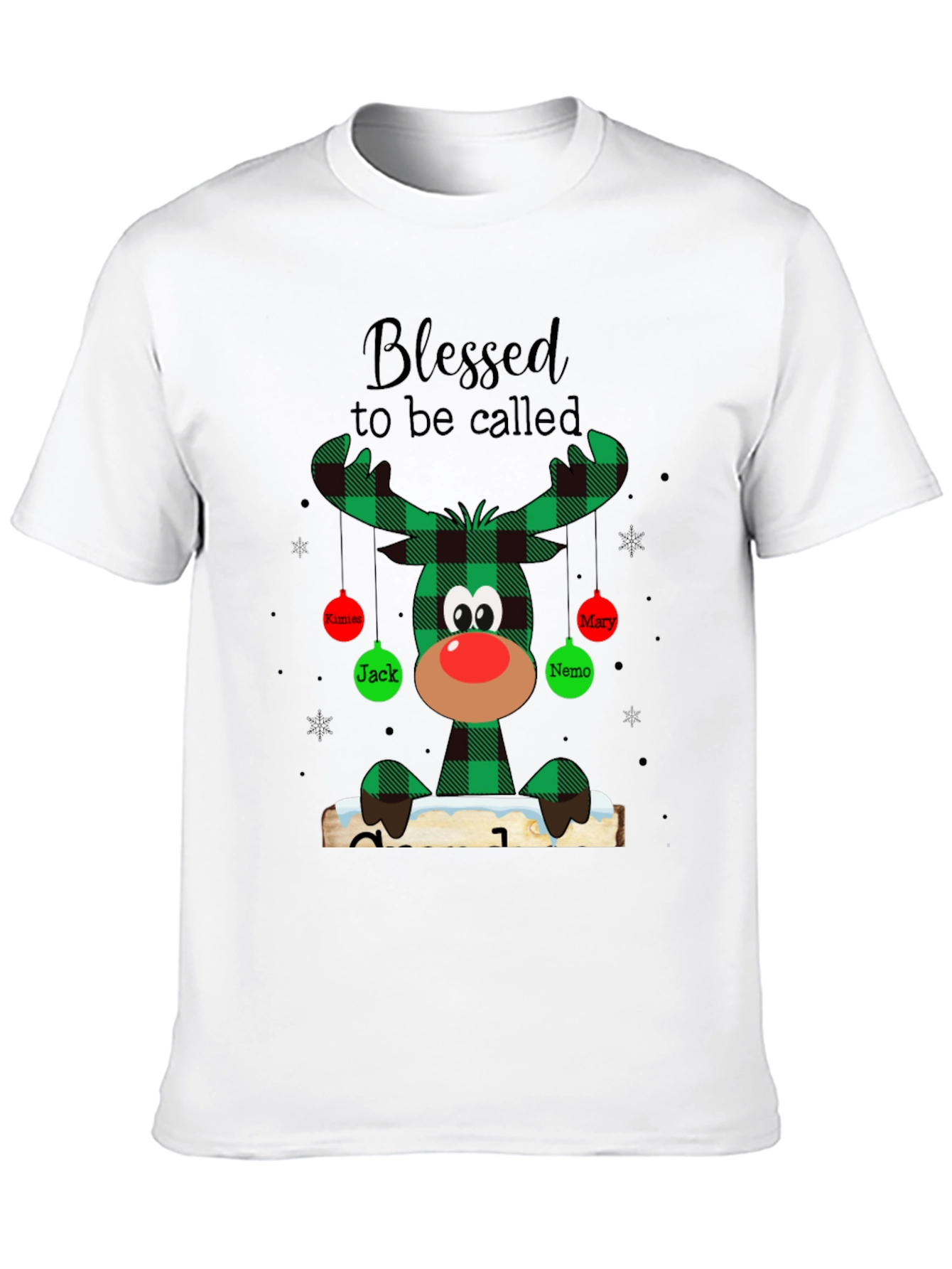 Festive Reindeer Christmas T-Shirt