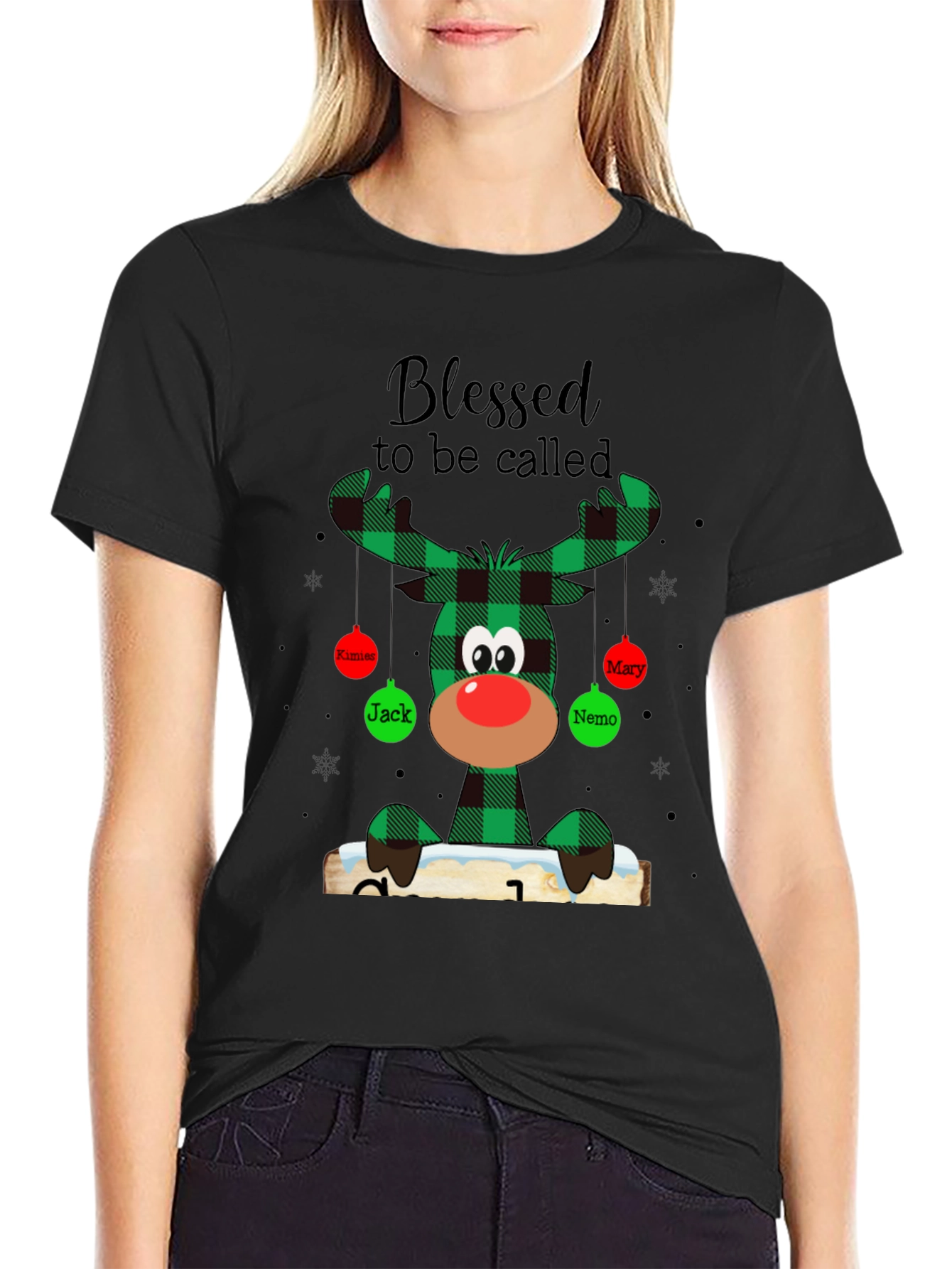Festive Reindeer Christmas T-Shirt