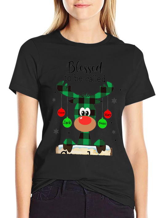 Festive Reindeer Christmas T-Shirt