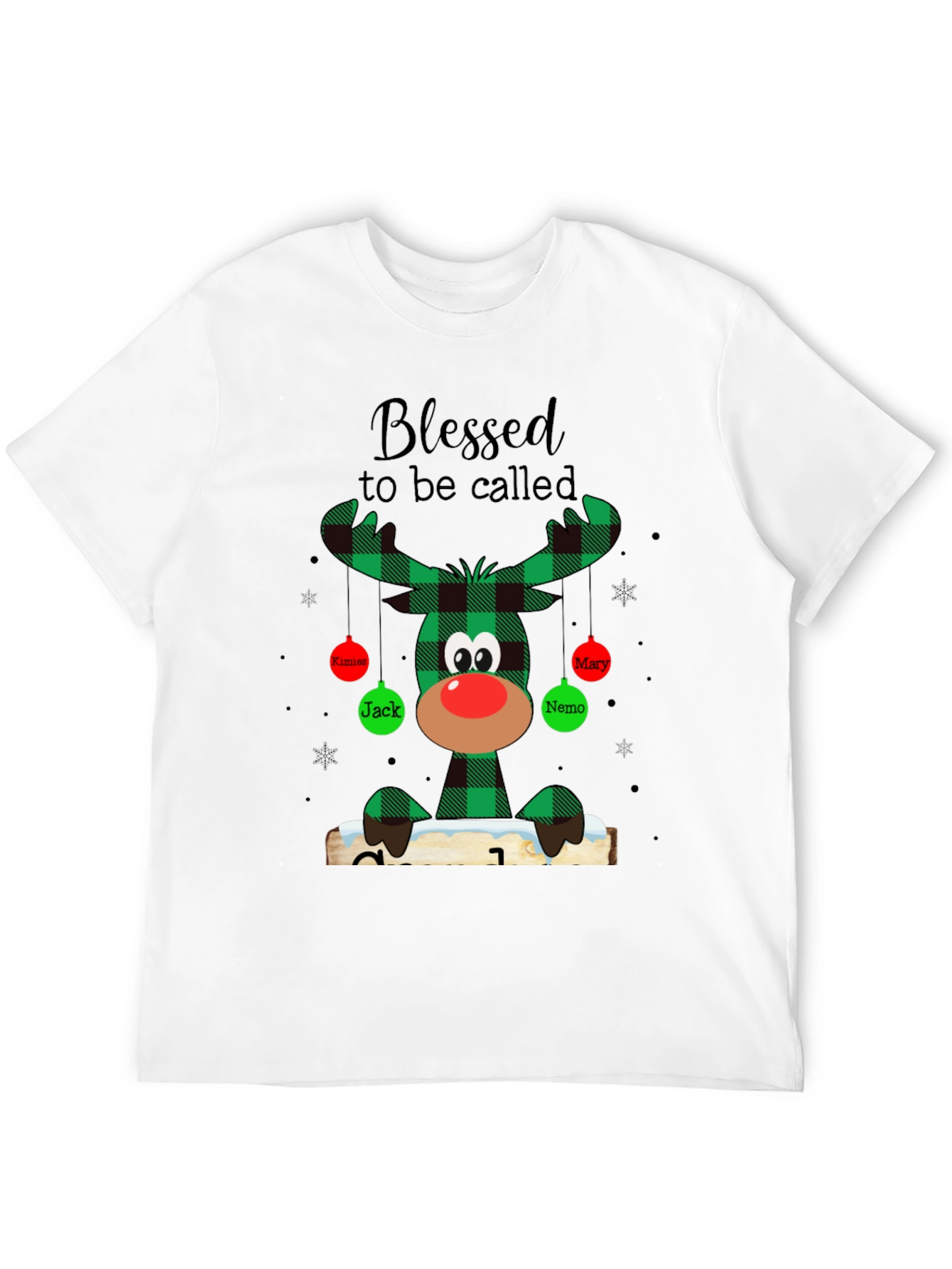 Festive Reindeer Christmas T-Shirt