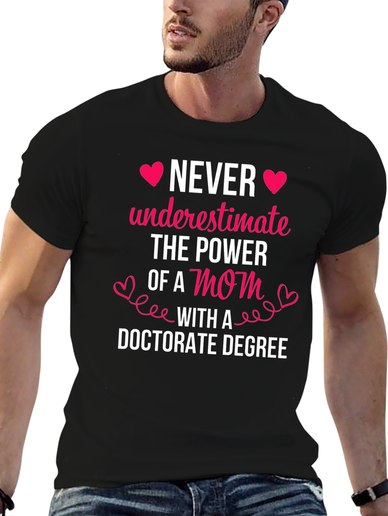 Mom Doctorate Degree Graphic T-Shirt